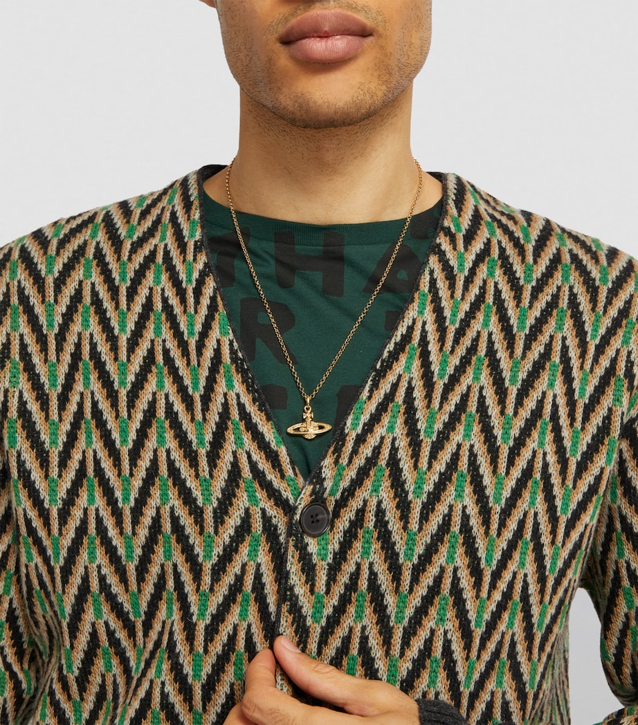 Vivienne Westwood Crystal Bas Relief Necklace Gold Light Image 2