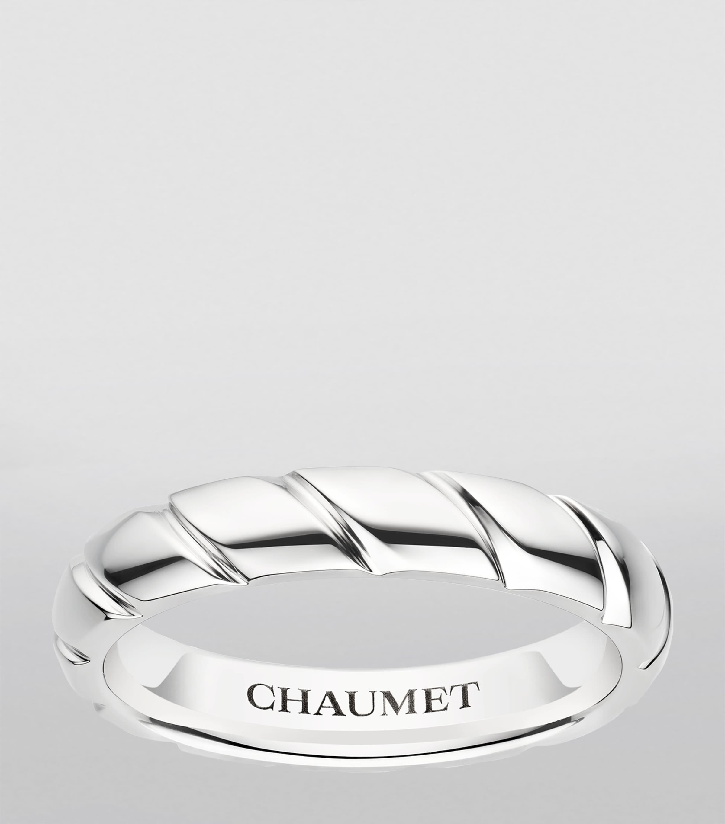 Platinum Torsade de Chaumet Wedding Ring PLATINUM Image 2
