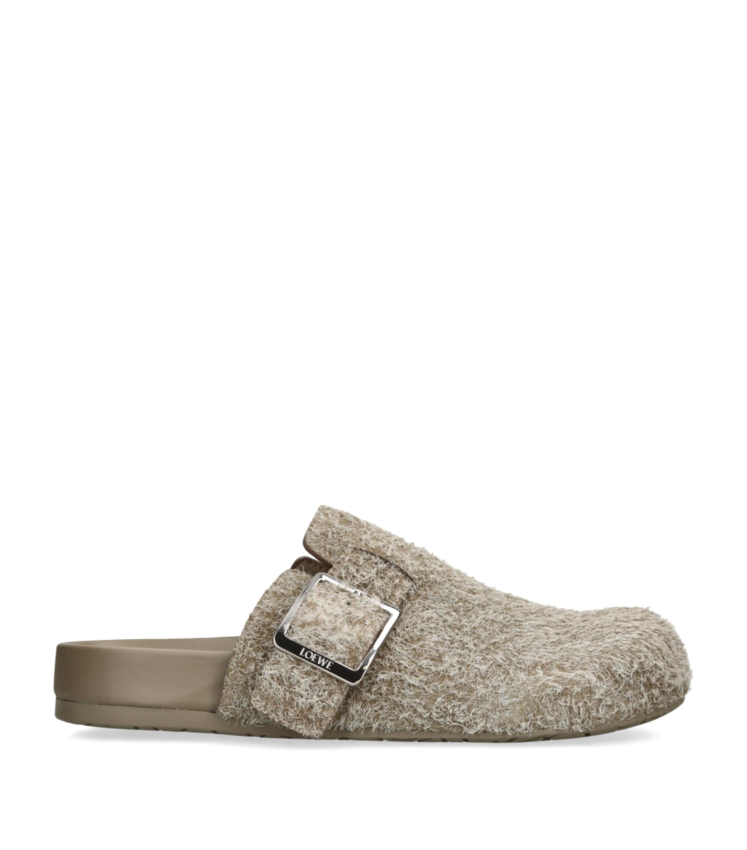 Suede Ease Mules GREEN Image 1