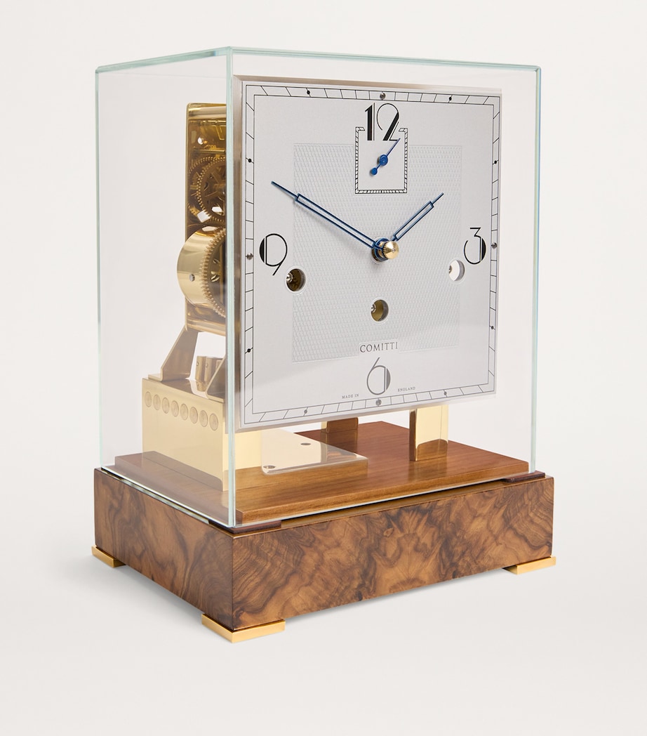 Walnut The Stratford Mantle Clock BURR WALNUT Image 2
