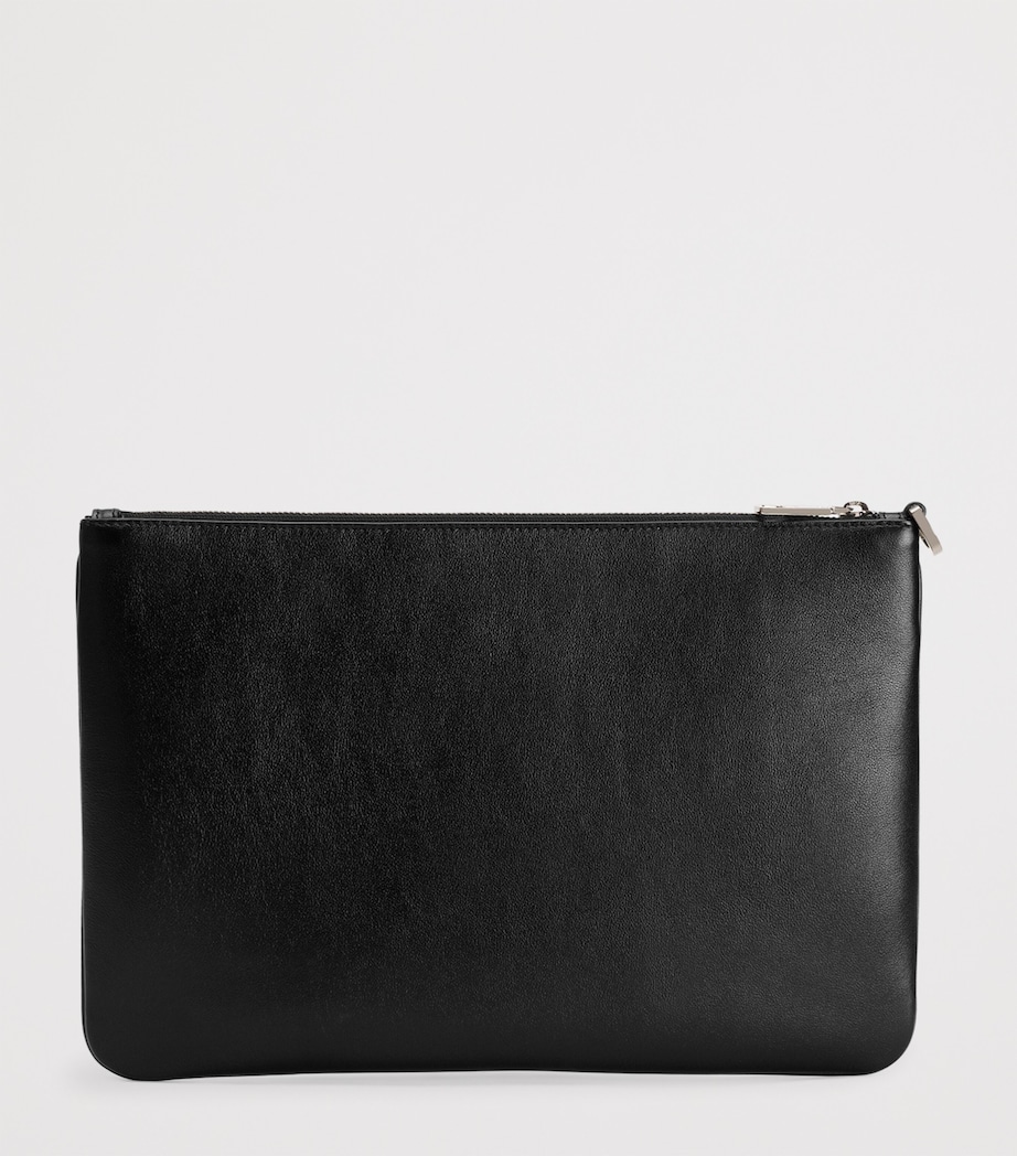 Dolce&Gabbana Calfskin Pouch Black Image 3