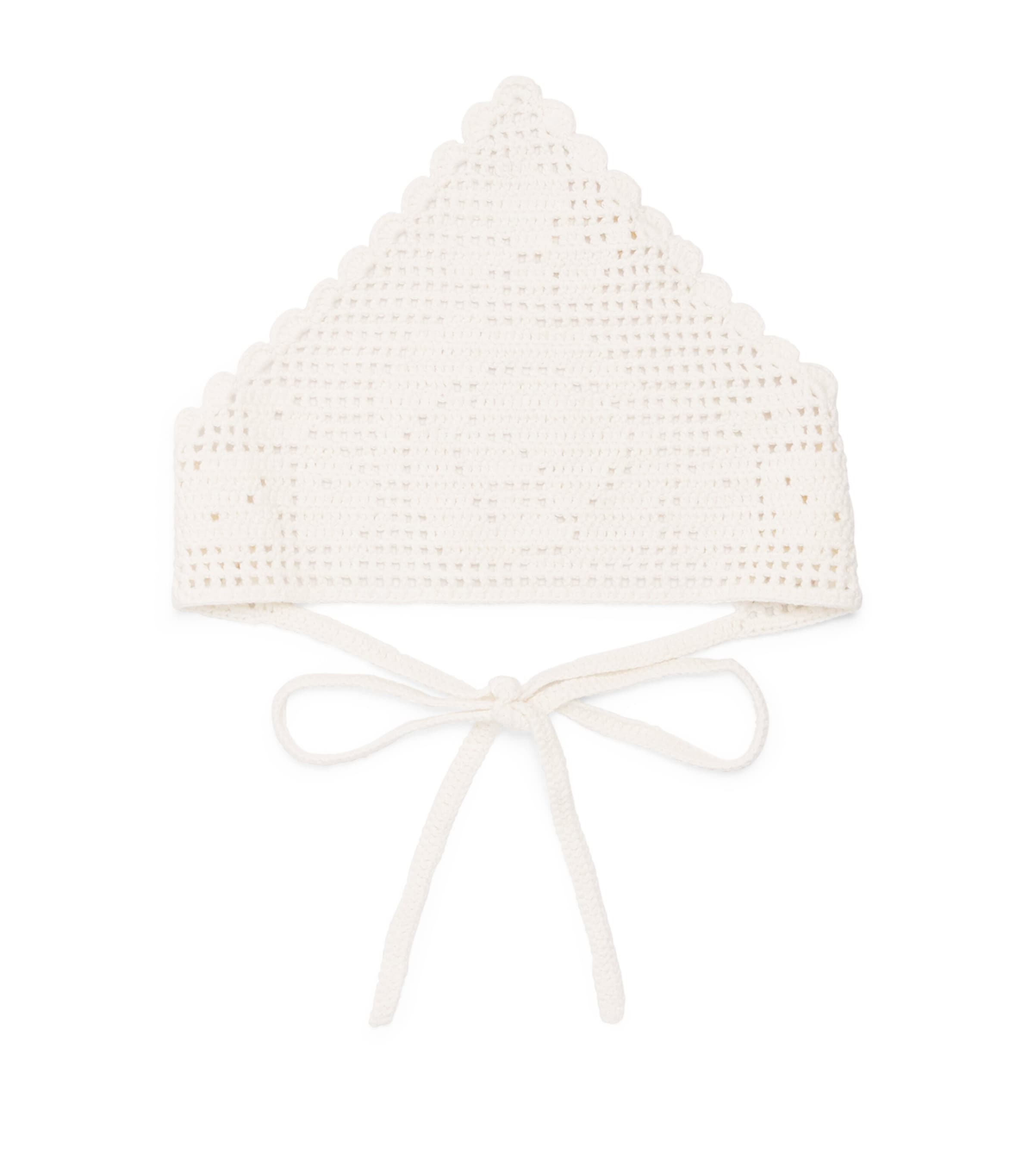 Lack Of Color Sun Crochet Bandana Ivory Rose Image 1