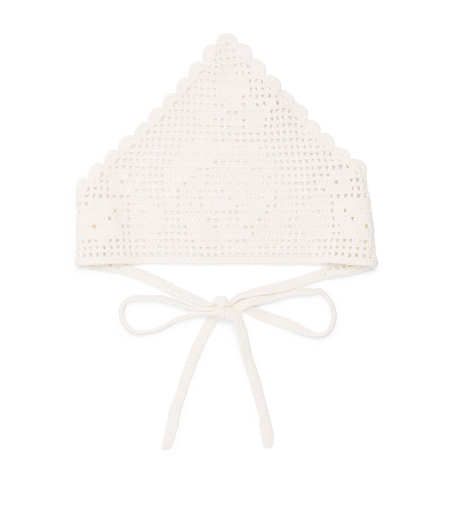 Lack Of Color Sun Crochet Bandana Ivory Rose Image 1