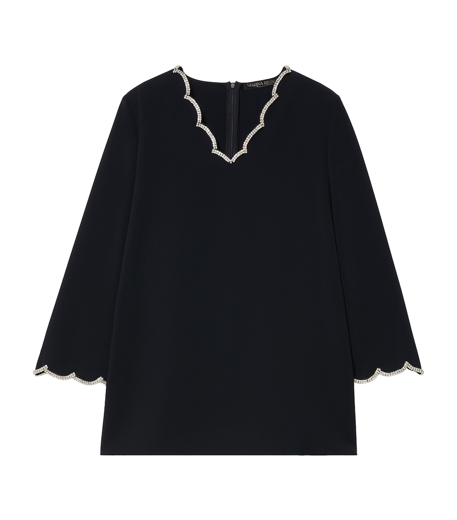 Marina Rinaldi Womens Embellished Blouse Midnightblue Image 1