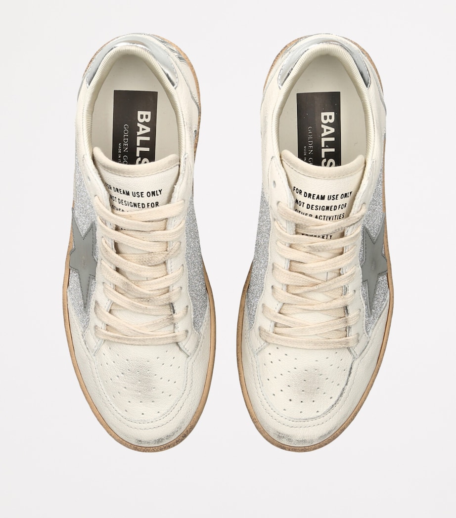Golden Goose Glitter Ball Star Low-Top Sneakers White/oth Image 4