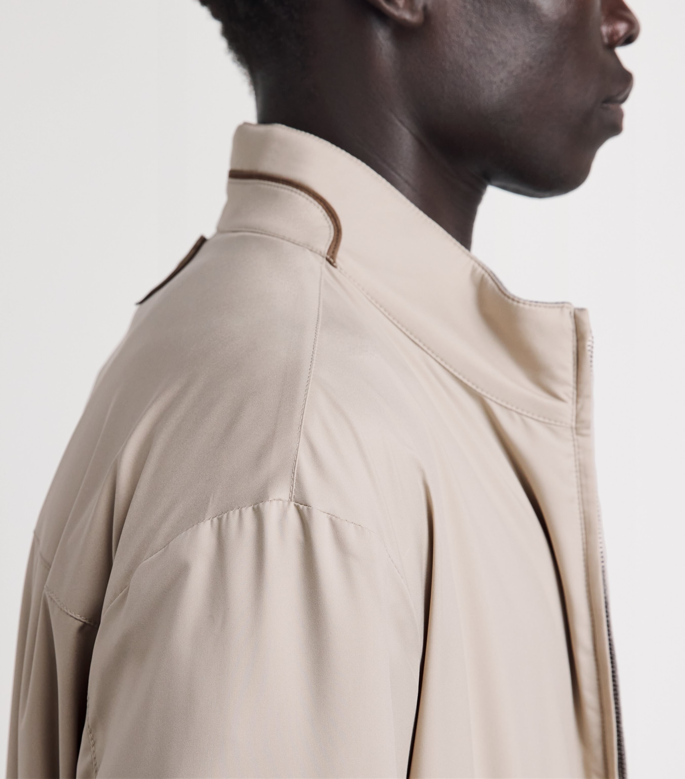 Canali Mens Reversible Hybrid Jacket Grey Image 3