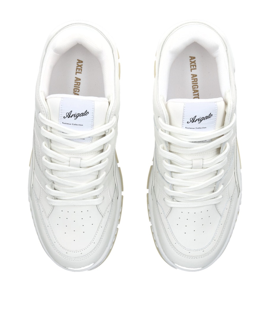 Leather Area Sneakers WHITE Image 4