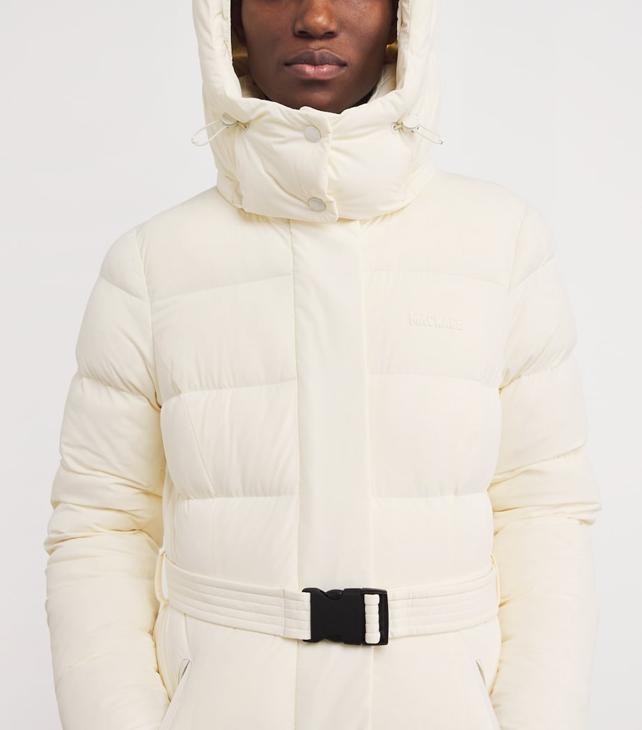 Calina-City Puffer Coat C0253 CREAM Image 6