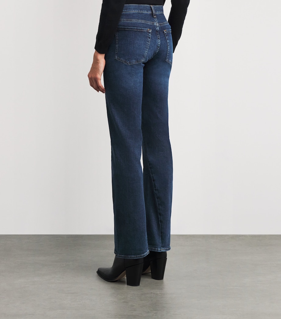 Dojo Tailorless Flared Jeans DARK BLUE Image 4
