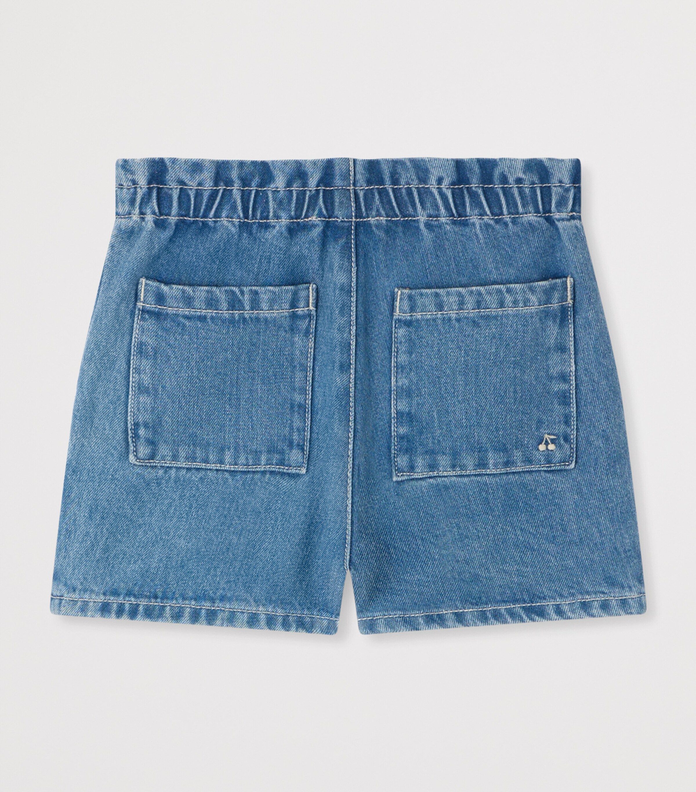 Bonpoint Milly Denim Shorts (10-14 Years) Bleu Moyen Image 2