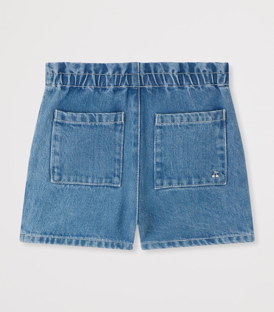 Bonpoint Milly Denim Shorts (10-14 Years) Bleu Moyen Image 2