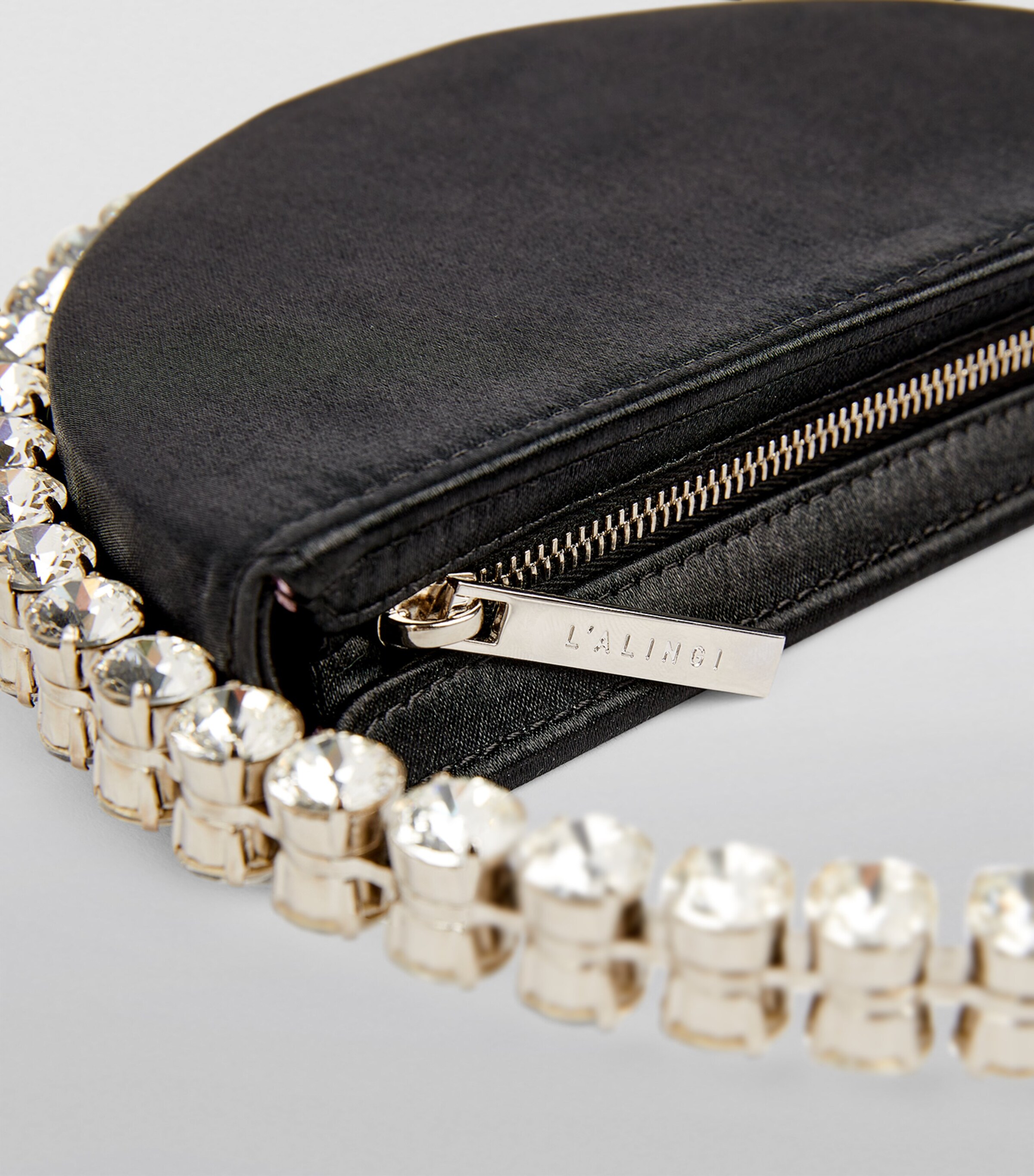 Embellished Eternity Clutch Bag BLACK Image 7