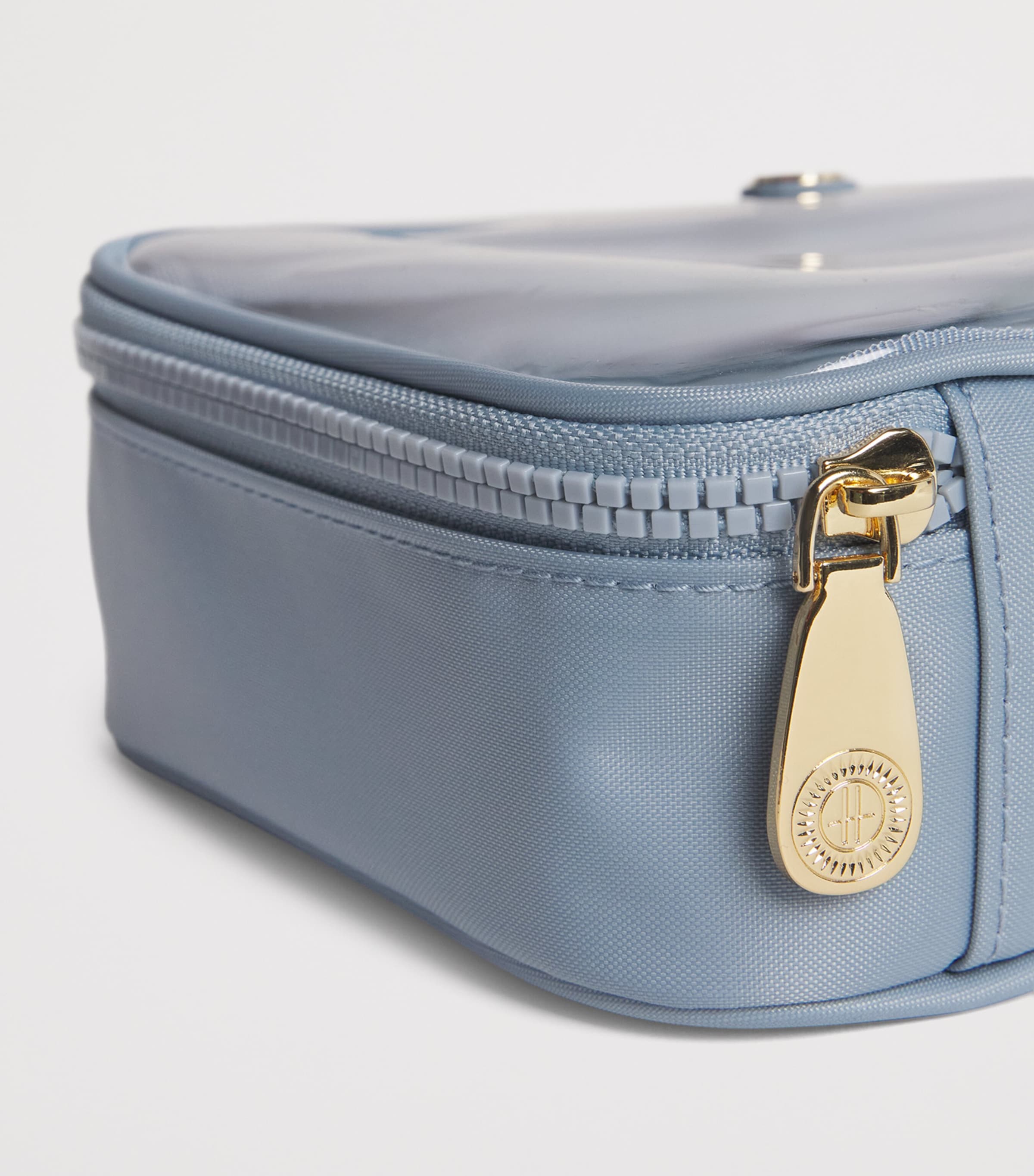 Harrods Clear Cosmetic Bag Blue Image 6