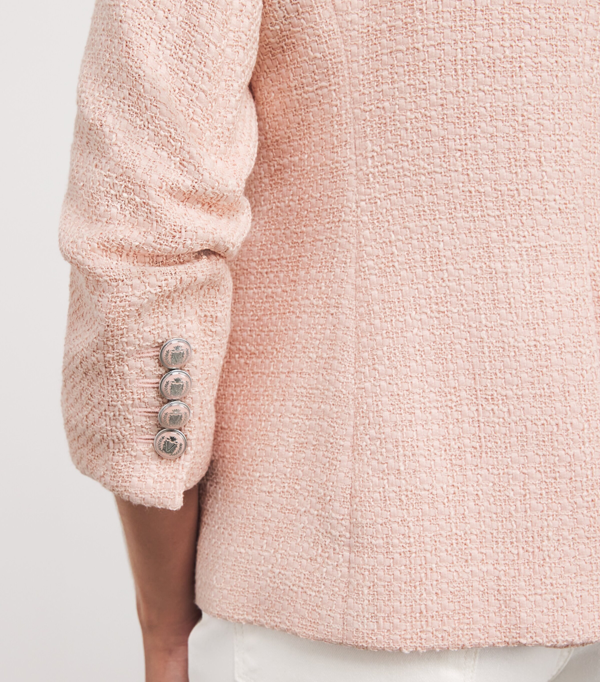 Tweed Ryland Dickey Jacket P0161 PINK SHELL Image 6