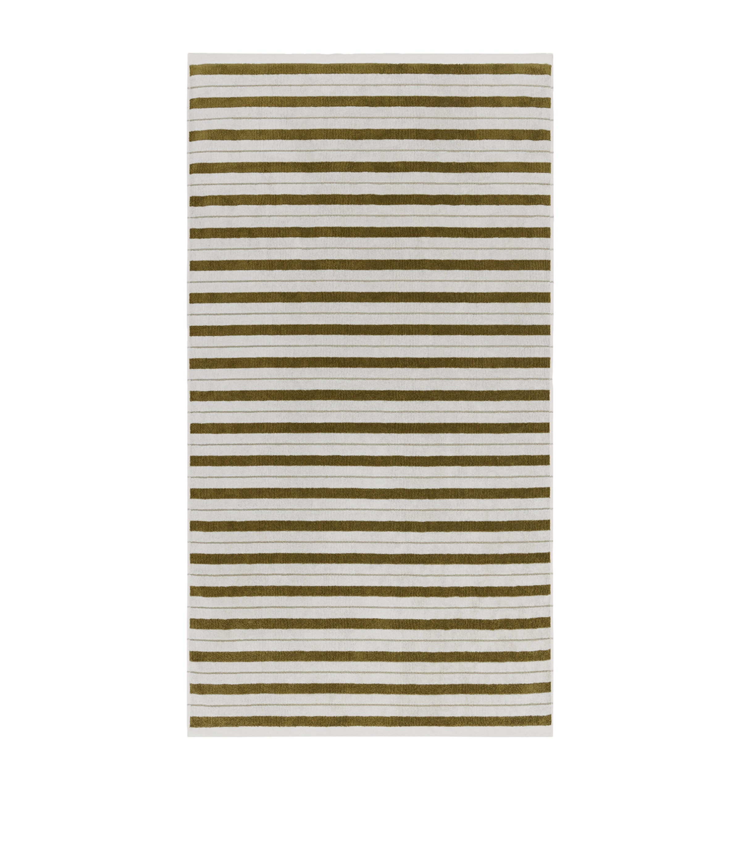 BAINA Organic Cotton Madison Bath Sheet (90cm x 170cm) Caper / Chalk Image 2