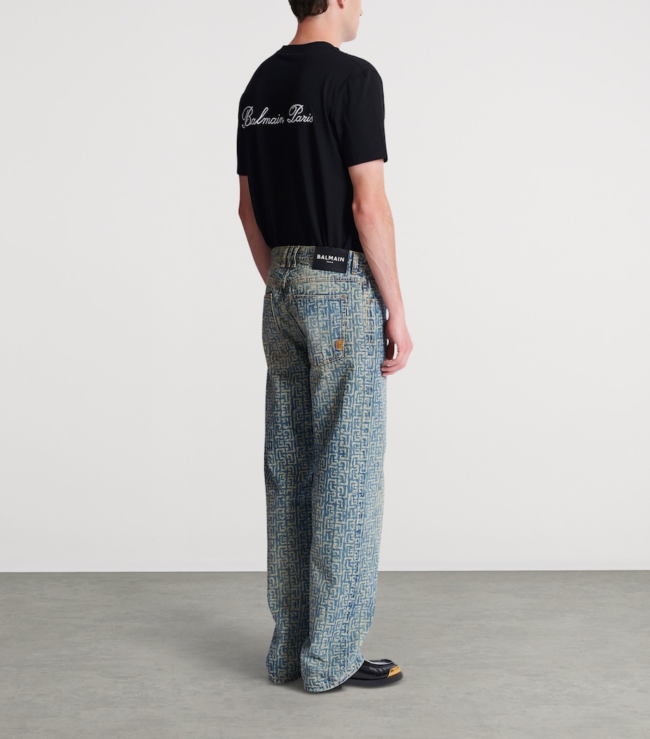 Monogram Relaxed Jeans 6AW BLEU JEAN D+LAV+ Image 6