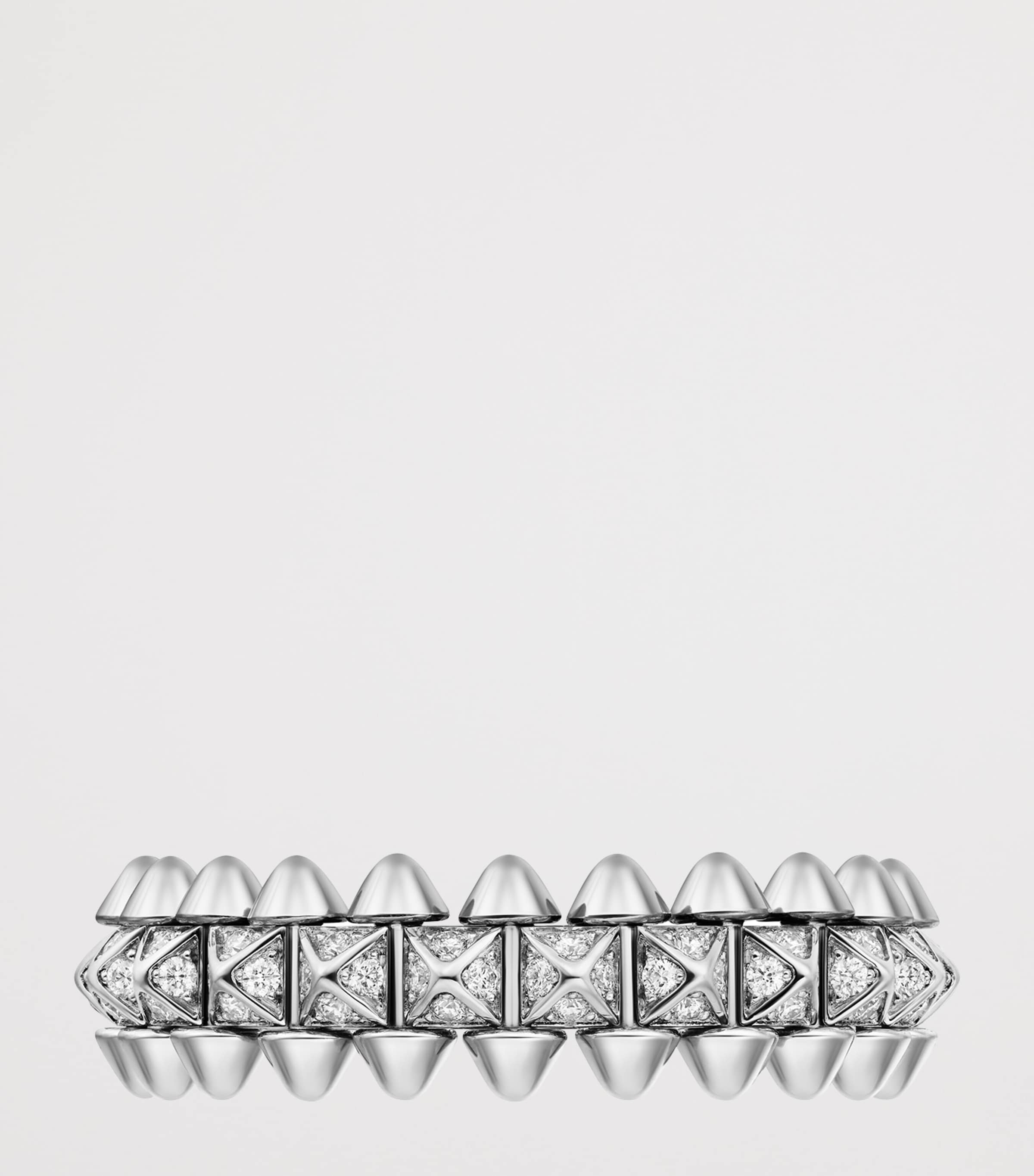 Cartier Small White Gold and Diamond Clash de Cartier Ring White Gold Image 4