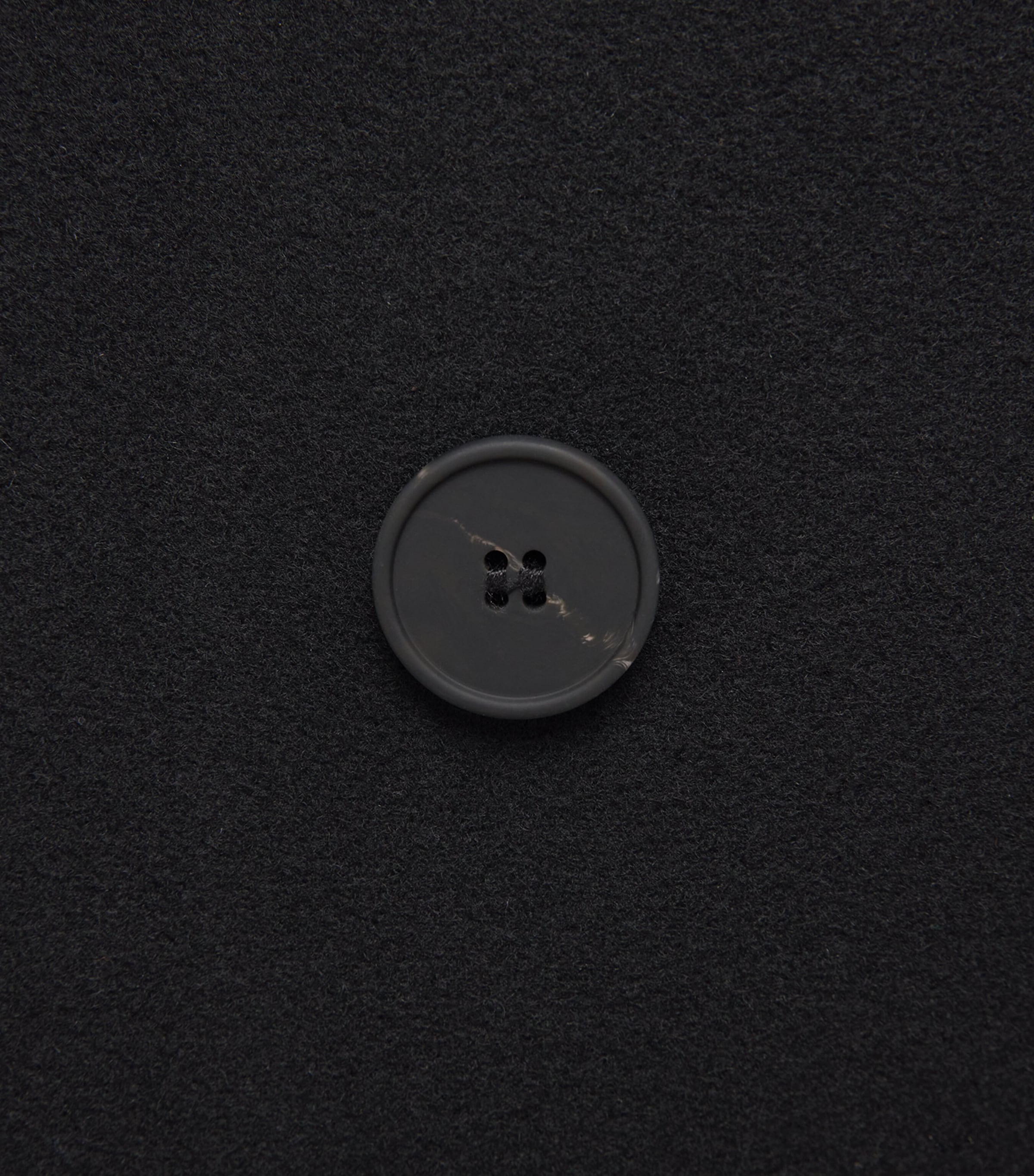 Wool-Blend Double-Breasted Diall Overcoat BLACK Image 5