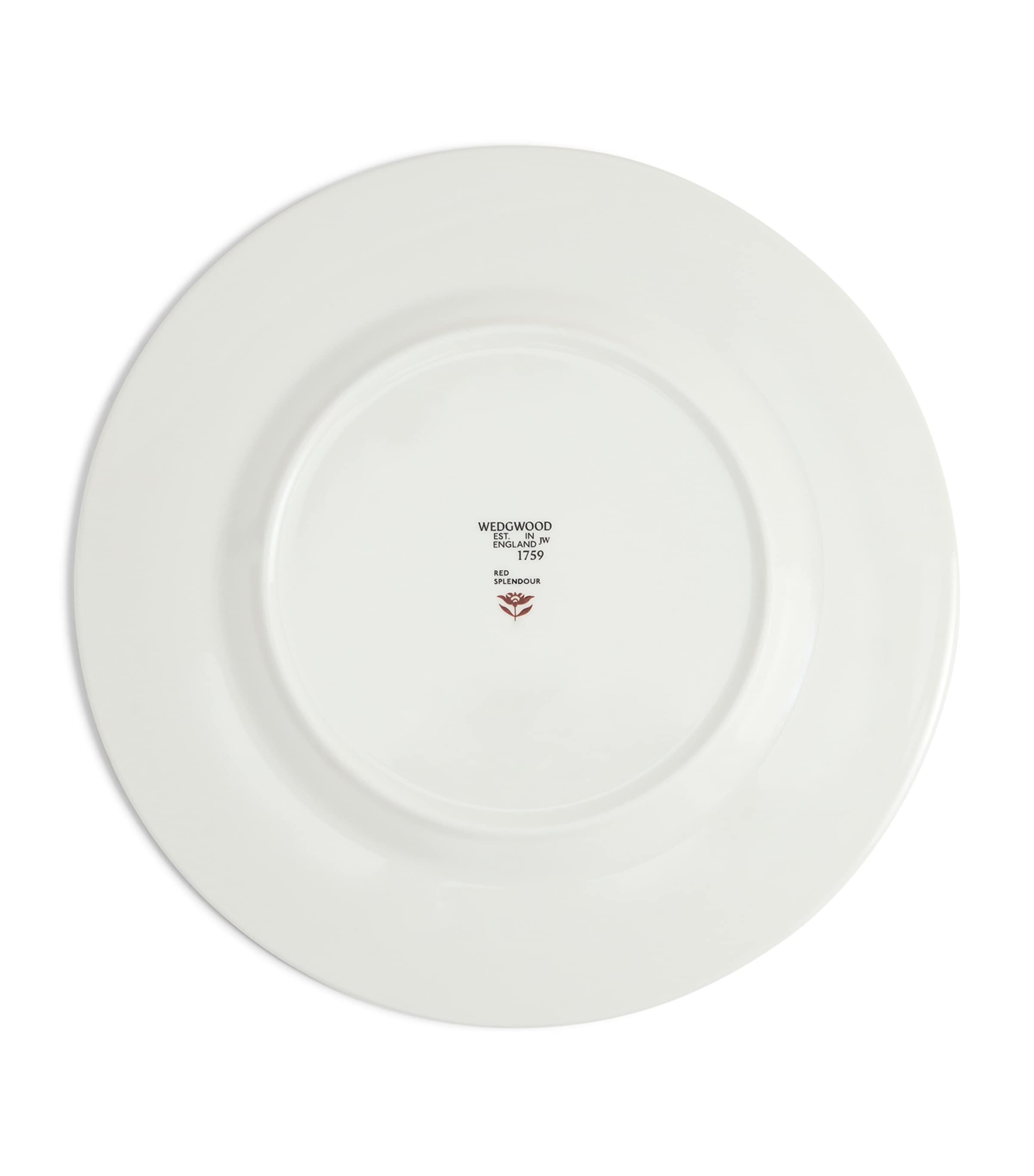 Bone China Red Splendour Plate (27cm) RED Image 5