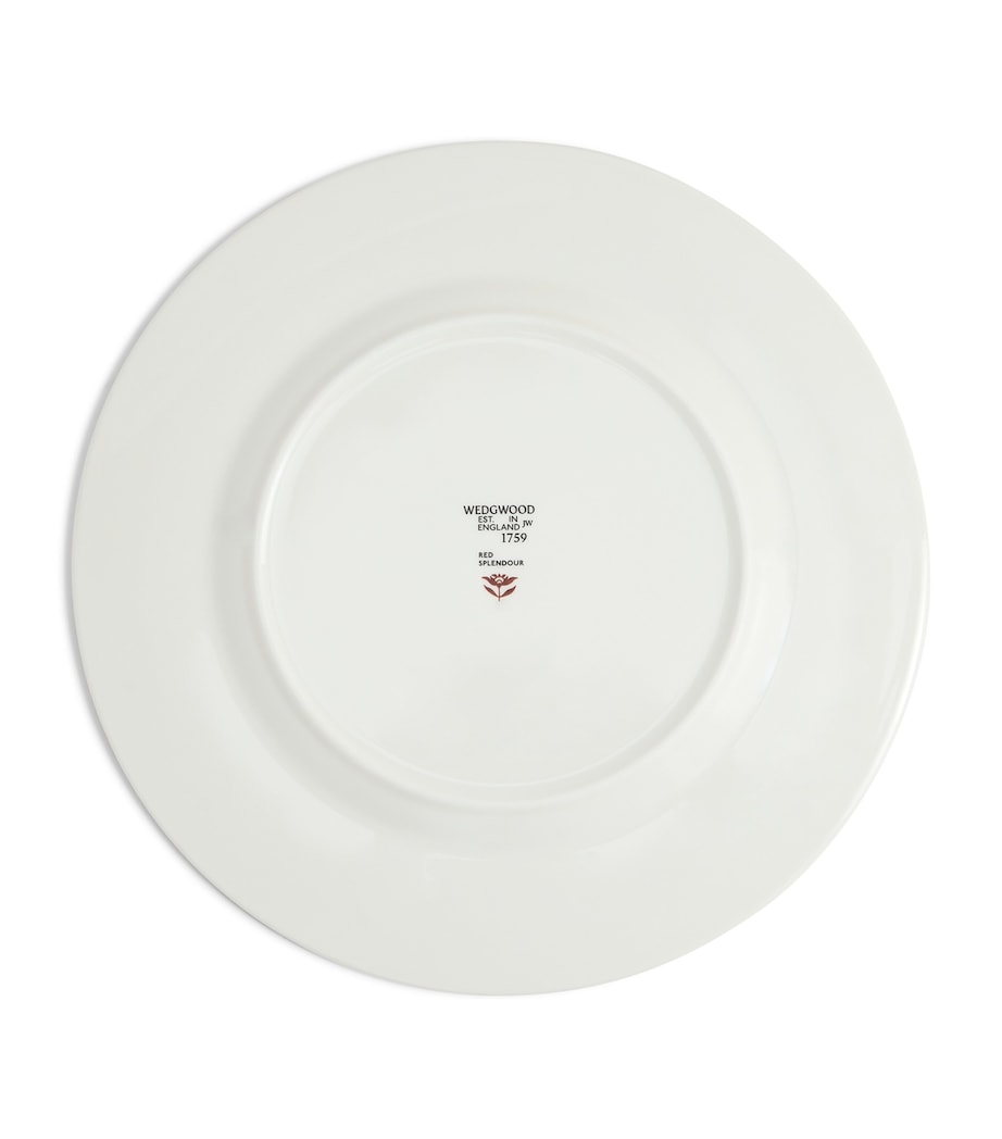Bone China Red Splendour Plate (27cm) RED Image 5