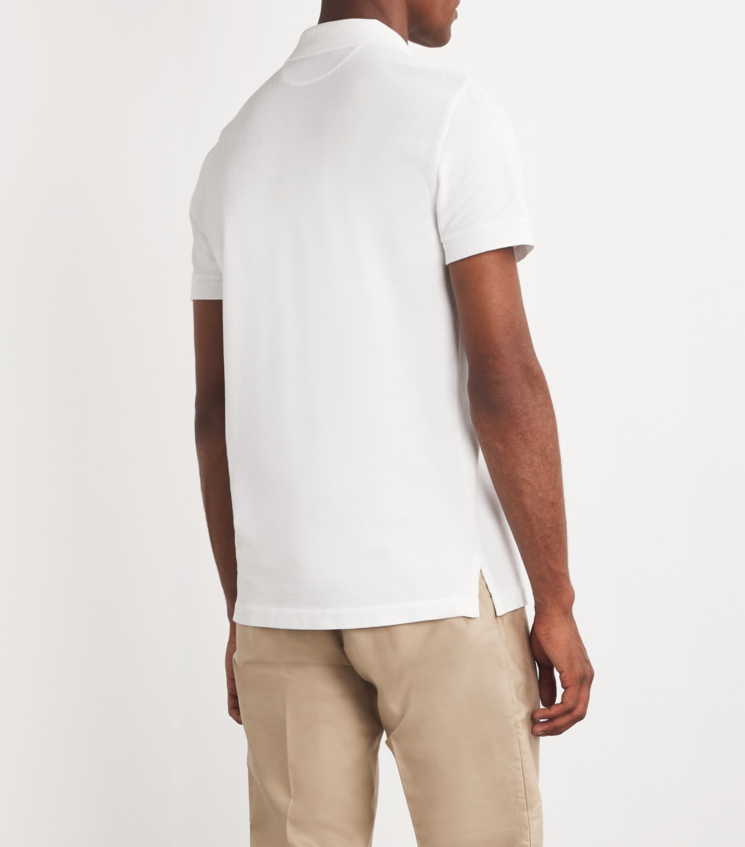 Tシャツ・カットソー TOM FORD SS25 POLO PIQUET (JPS002JMC007S23 HB790) Tom Ford Hemline slit piquet polo shirt | The Fashion Square