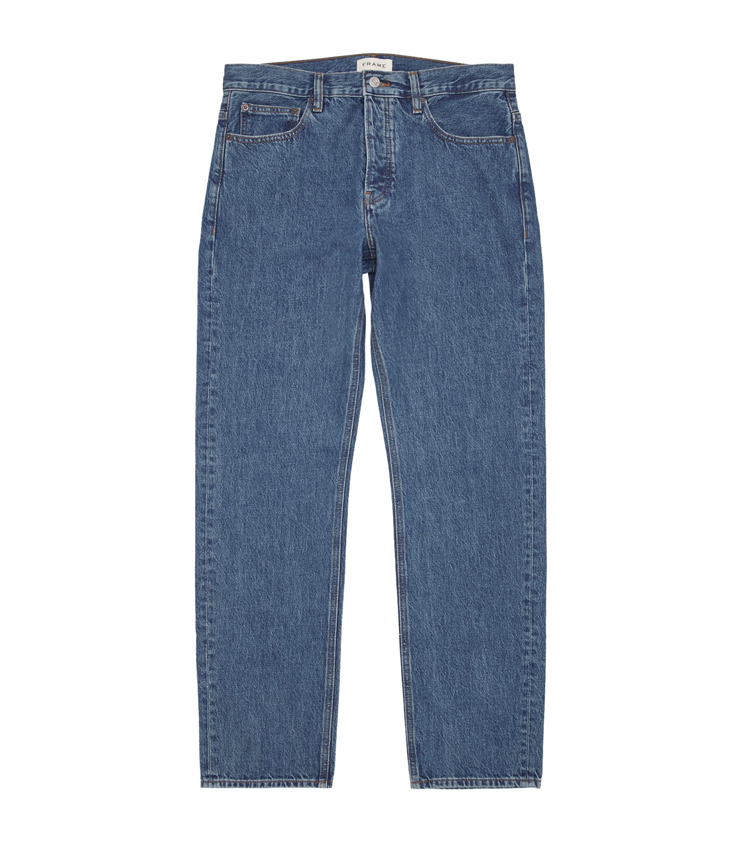 Frame Modern Straight Leg Jeans In Blue