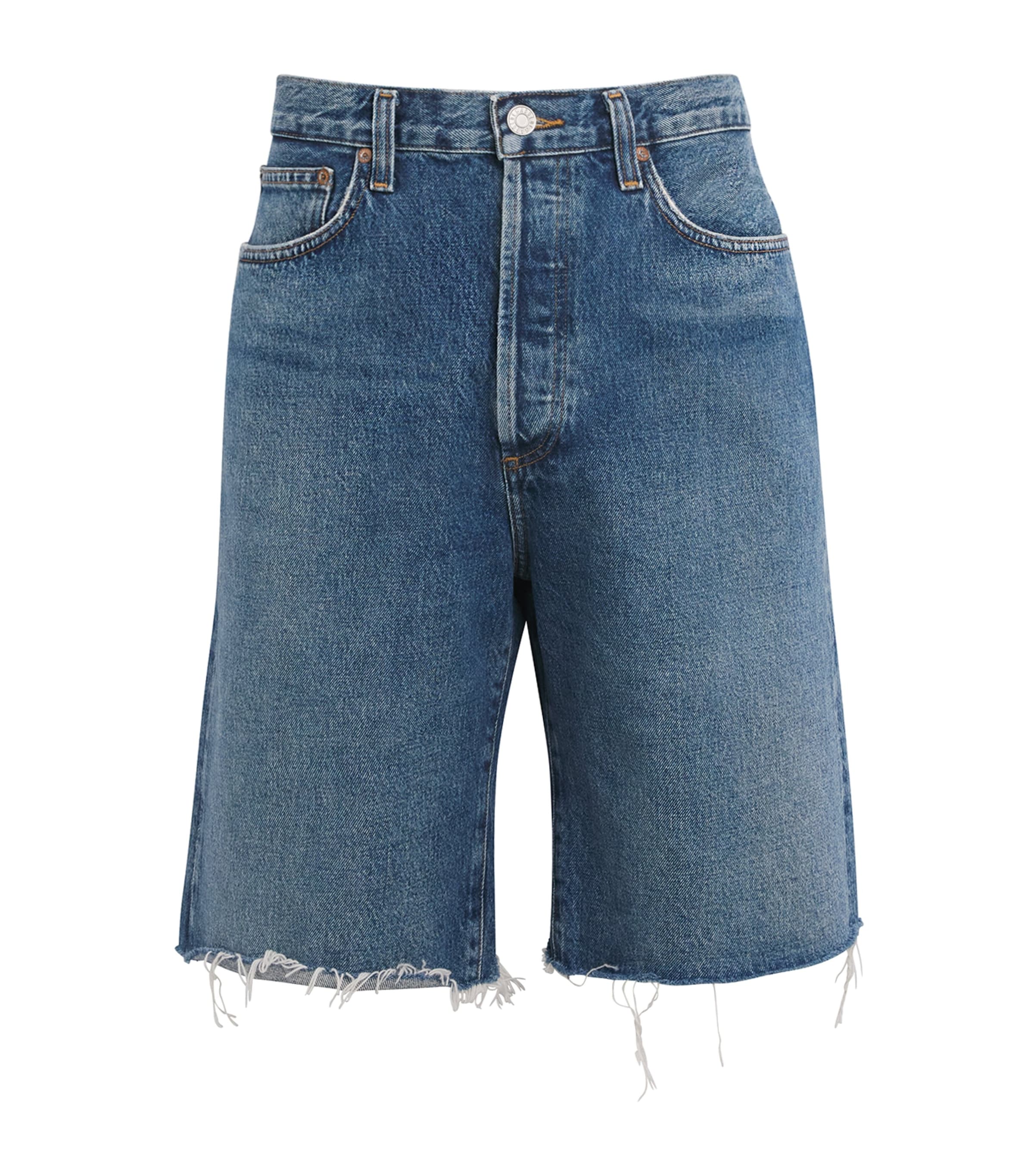 AGOLDE Mens Denim Anson Shorts Guide Worn Md Rang Image 1