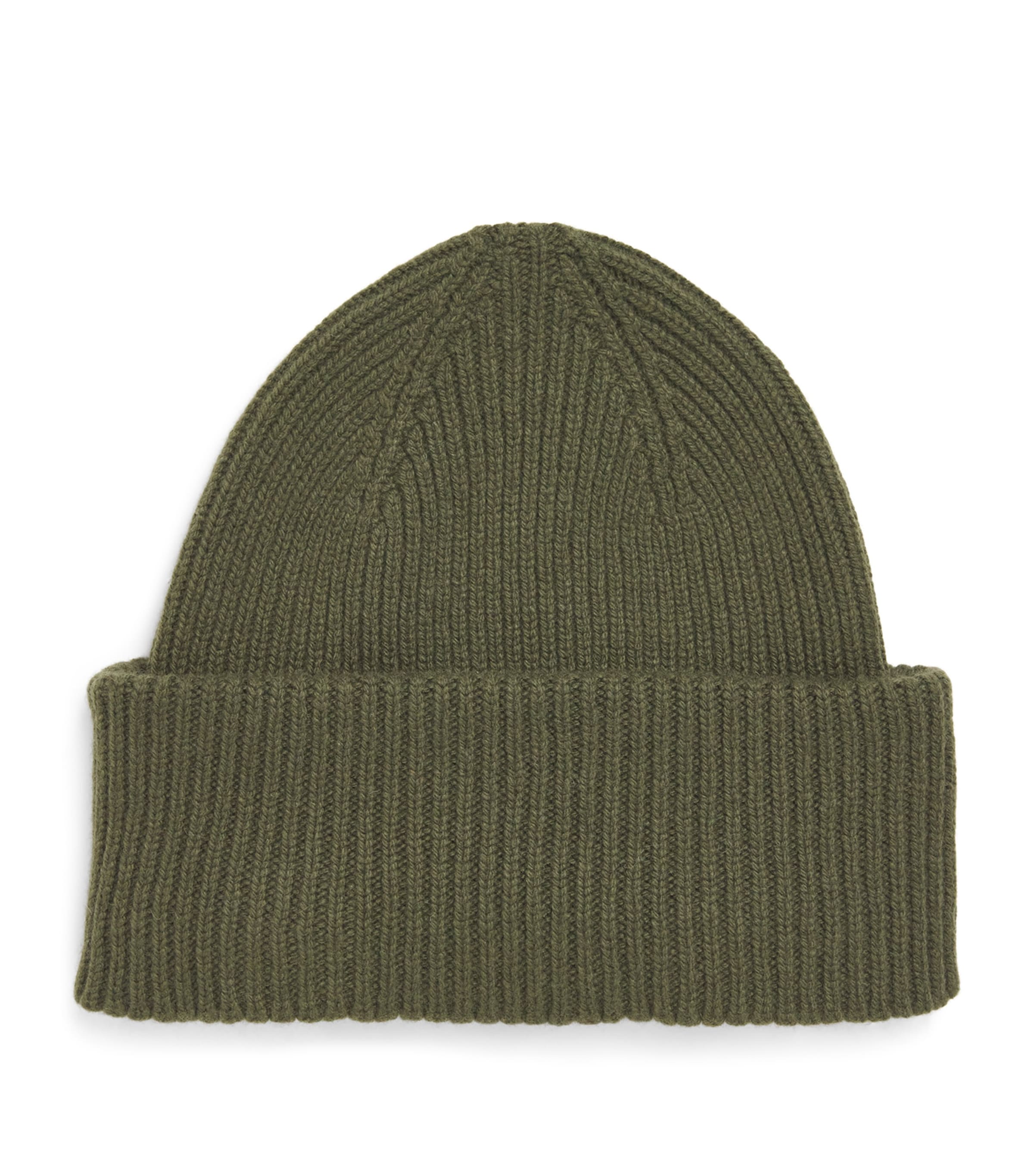 Le Bonnet Wool-cashmere Ribbed Balaclava In Green