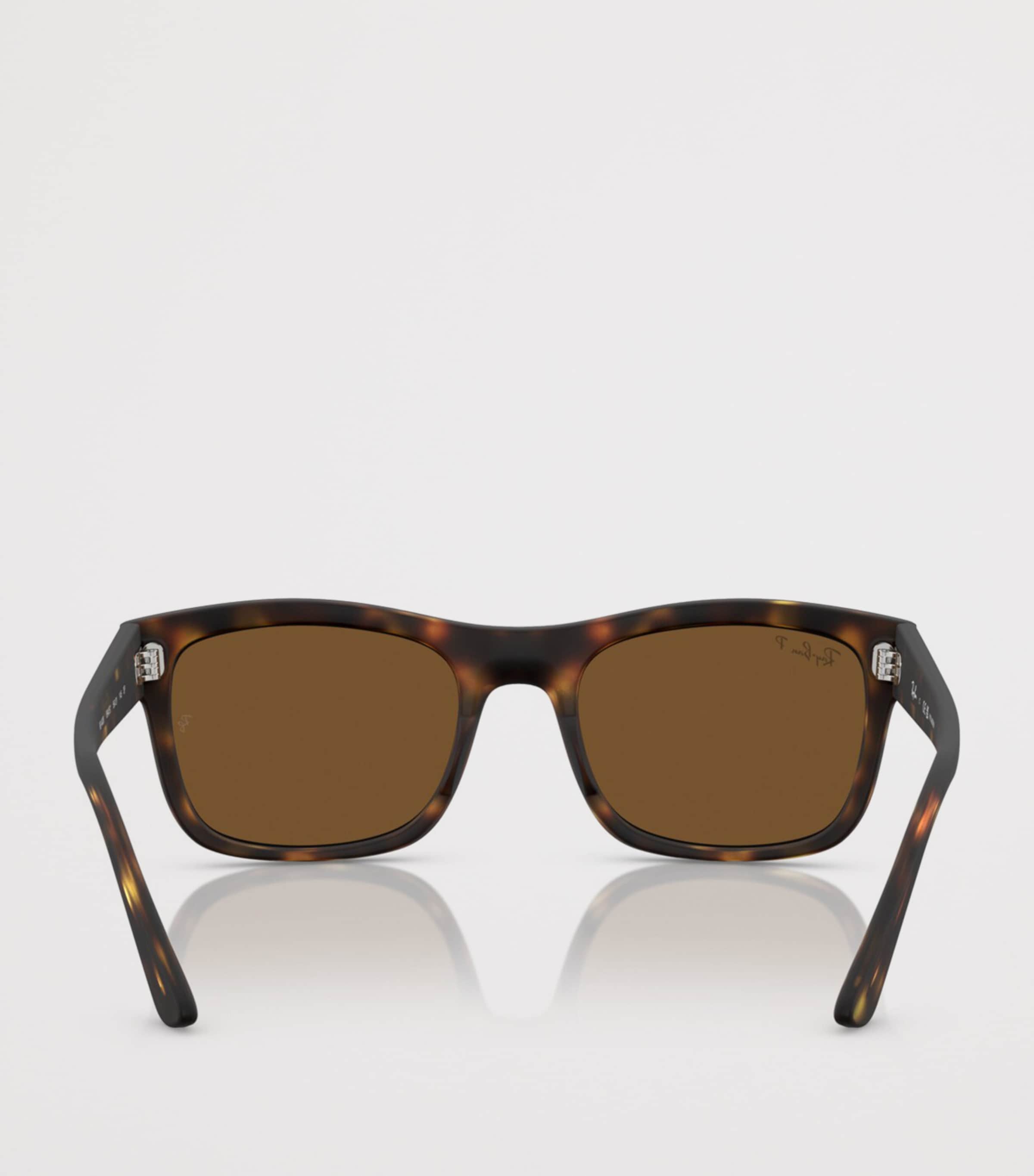 Ray-Ban Tortoiseshell Square Sunglasses Brown Image 4