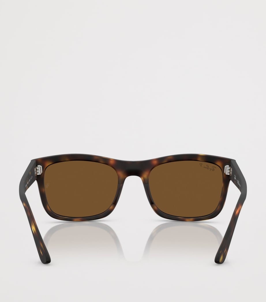 Ray-Ban Tortoiseshell Square Sunglasses Brown Image 4
