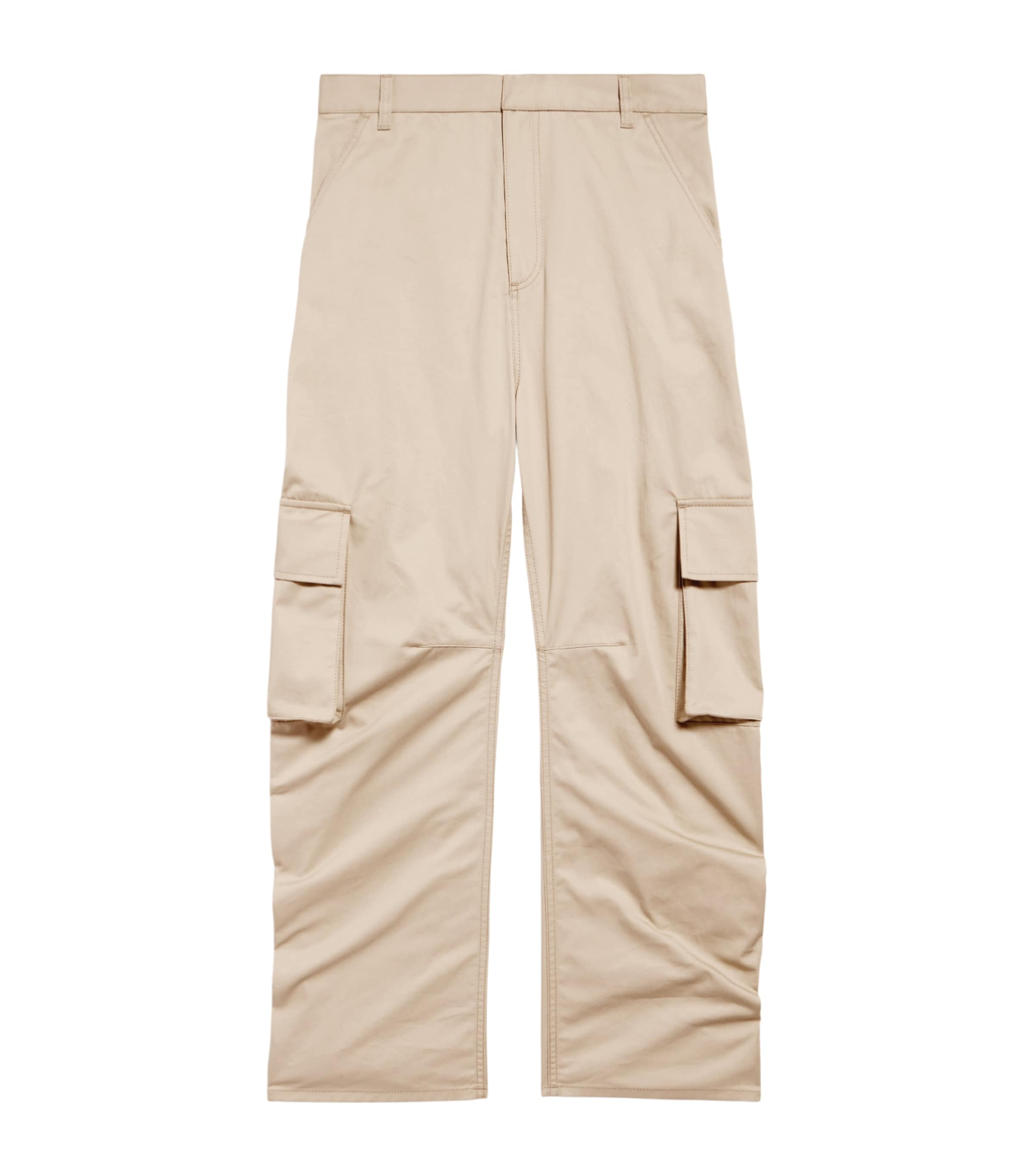 Balenciaga Womens Cotton Cargo Trousers Image 1