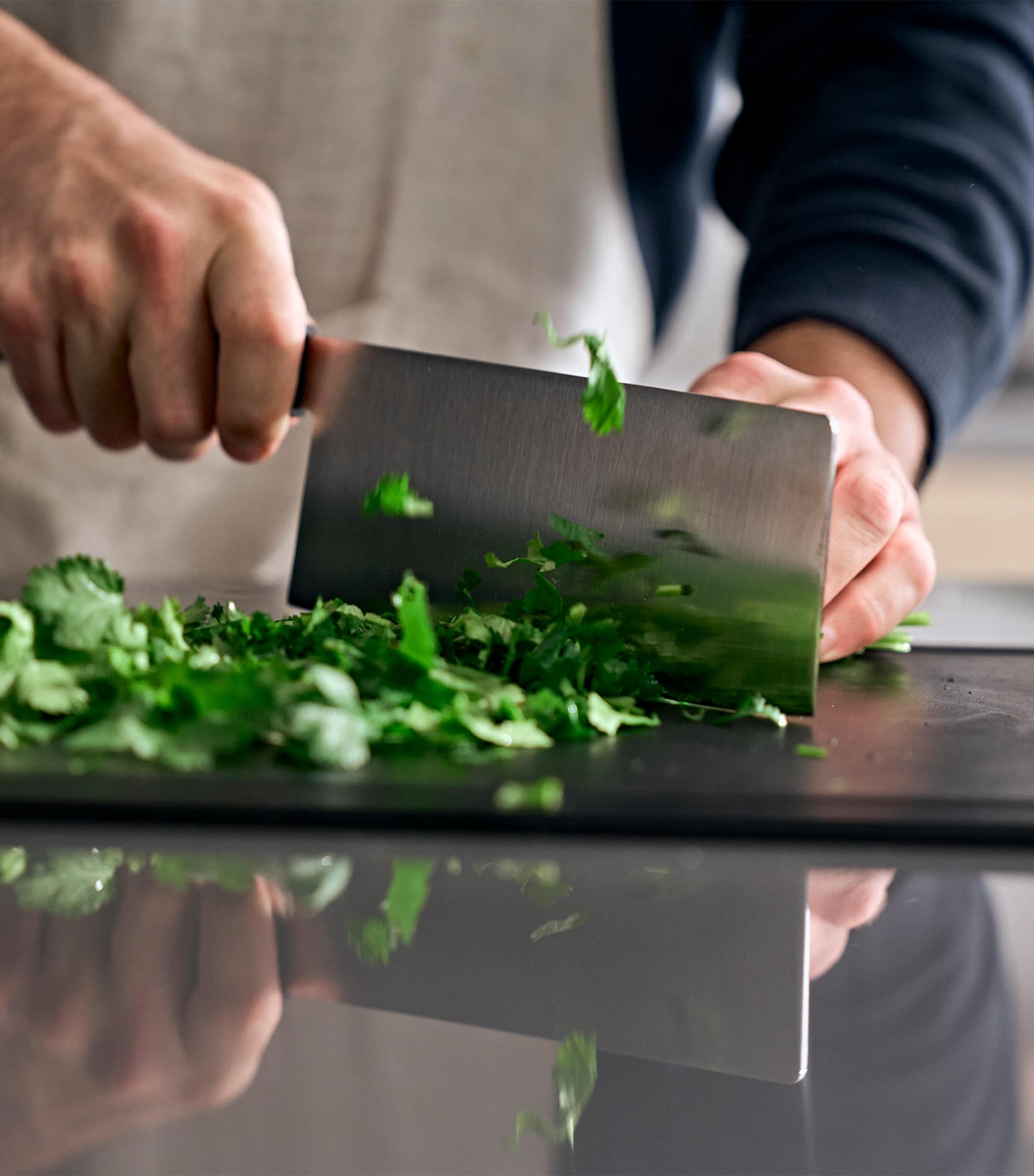 Stainless Steel ProCut Chinese Chef's Knife SS / SILVER / BLACK Image 4