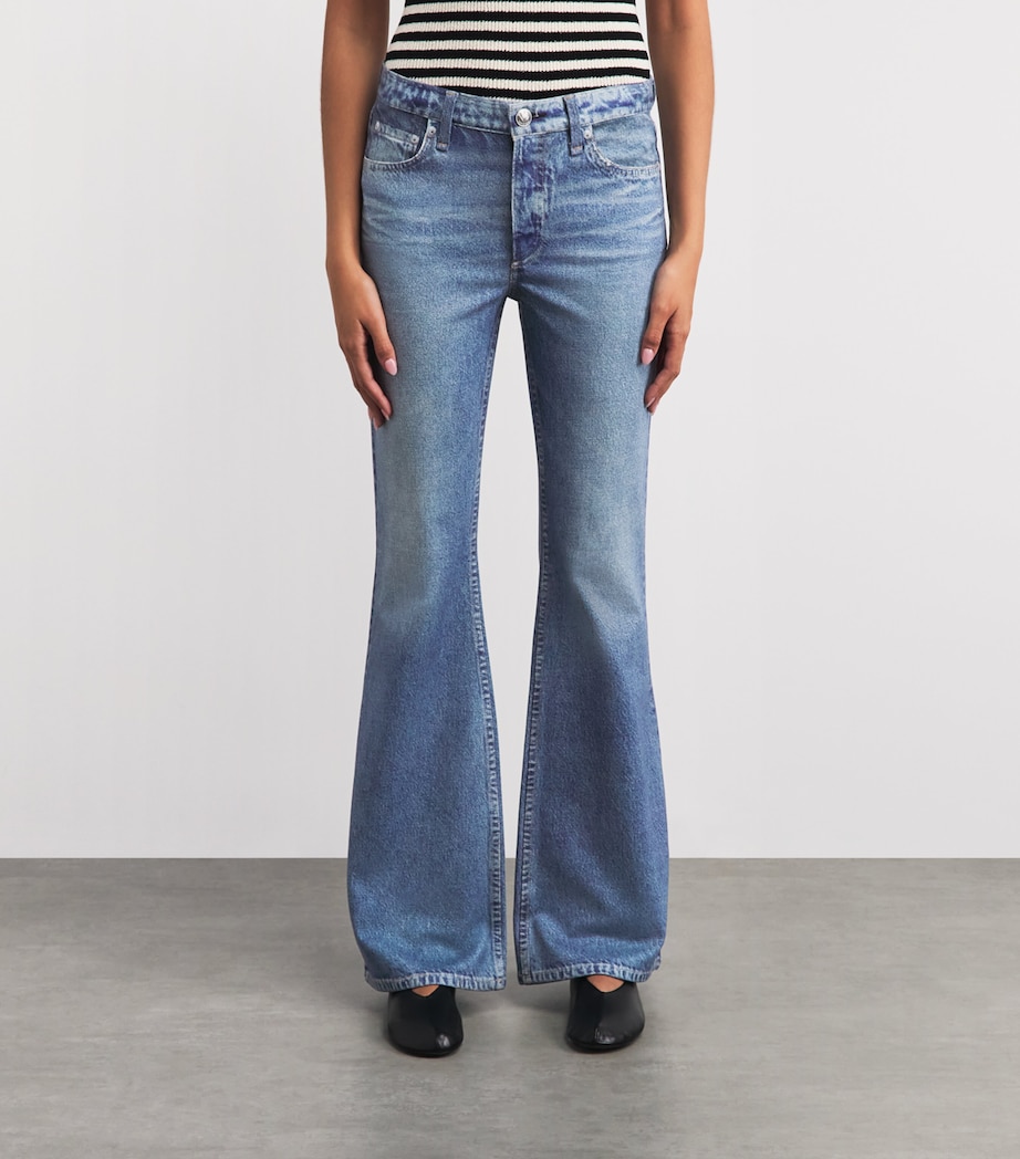 Rag & Bone Womens Ponte Miramar Dahlia Jeans Minet Image 4