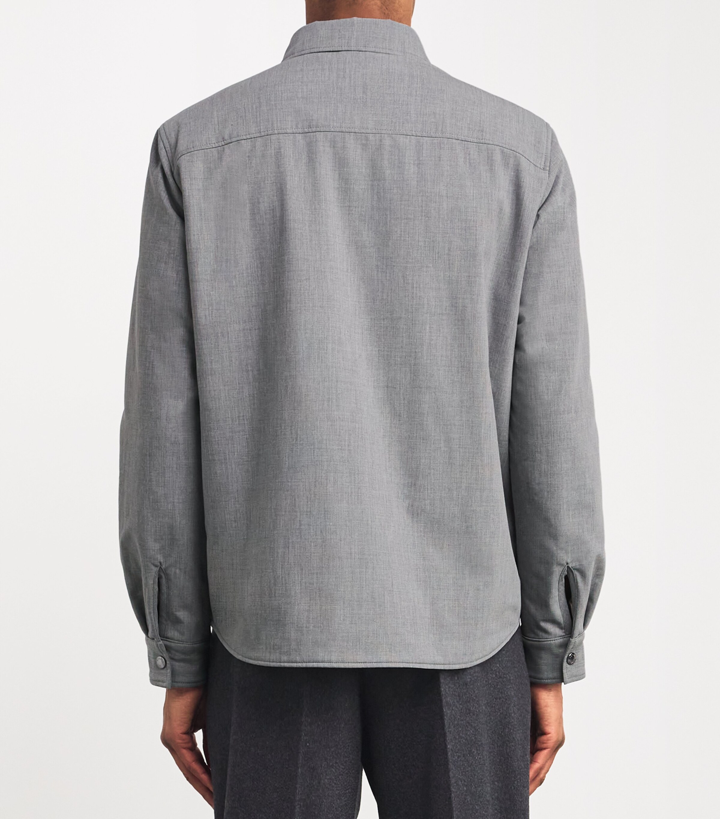 Bogner Mens Olli Overshirt Grey Melange Image 4