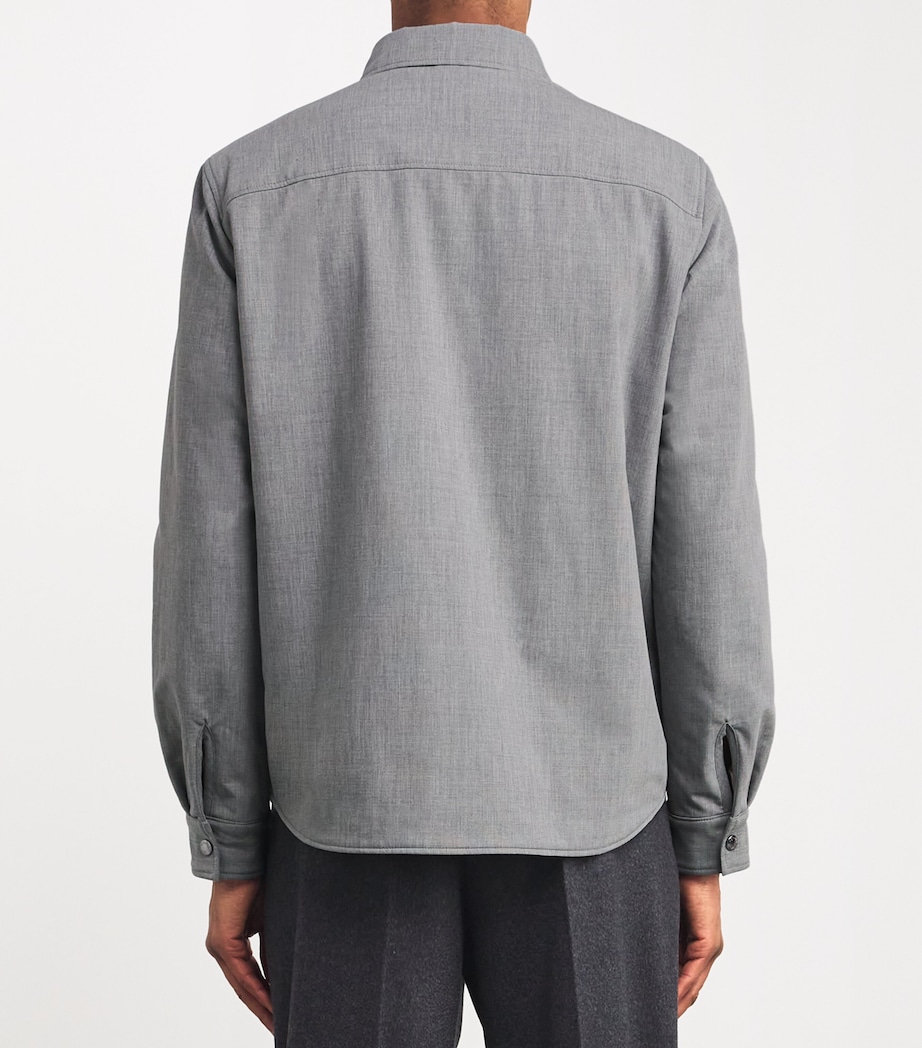 Bogner Mens Olli Overshirt Grey Melange Image 4