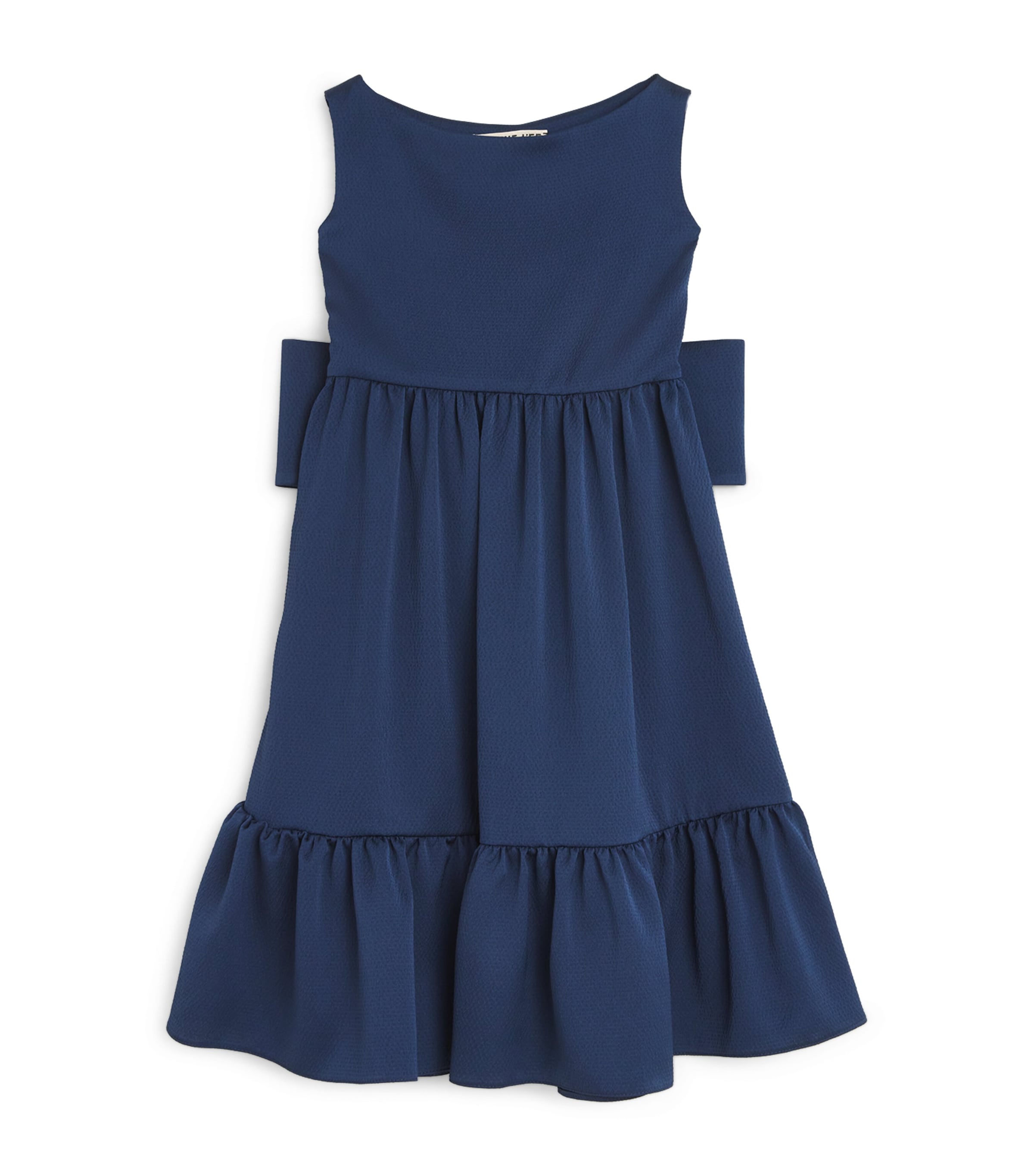 Shop Edeline Lee Tiered Dress In Navy