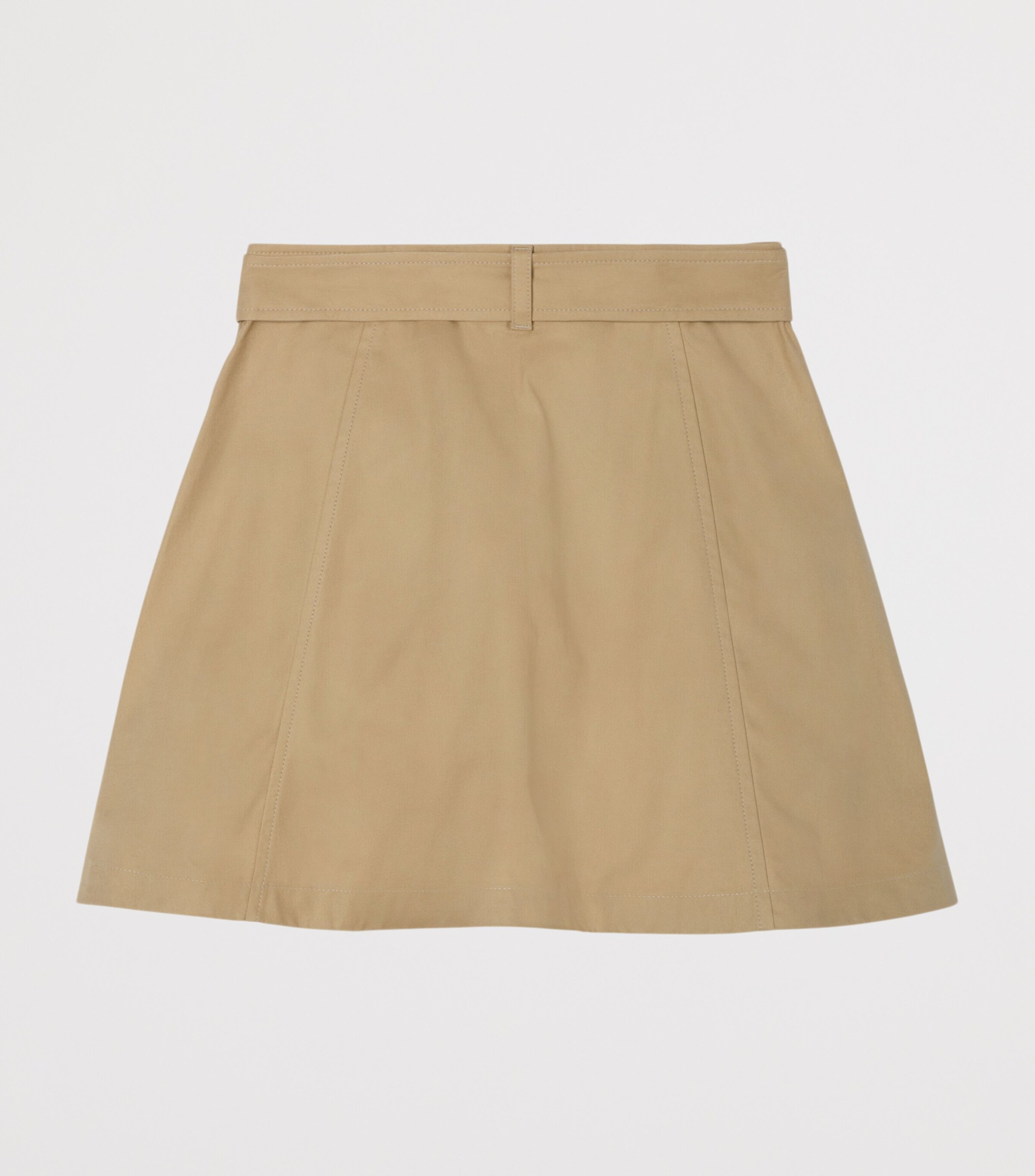 Burberry Kids Cotton Trench Skirt (4-12 Years) Sand Image 2