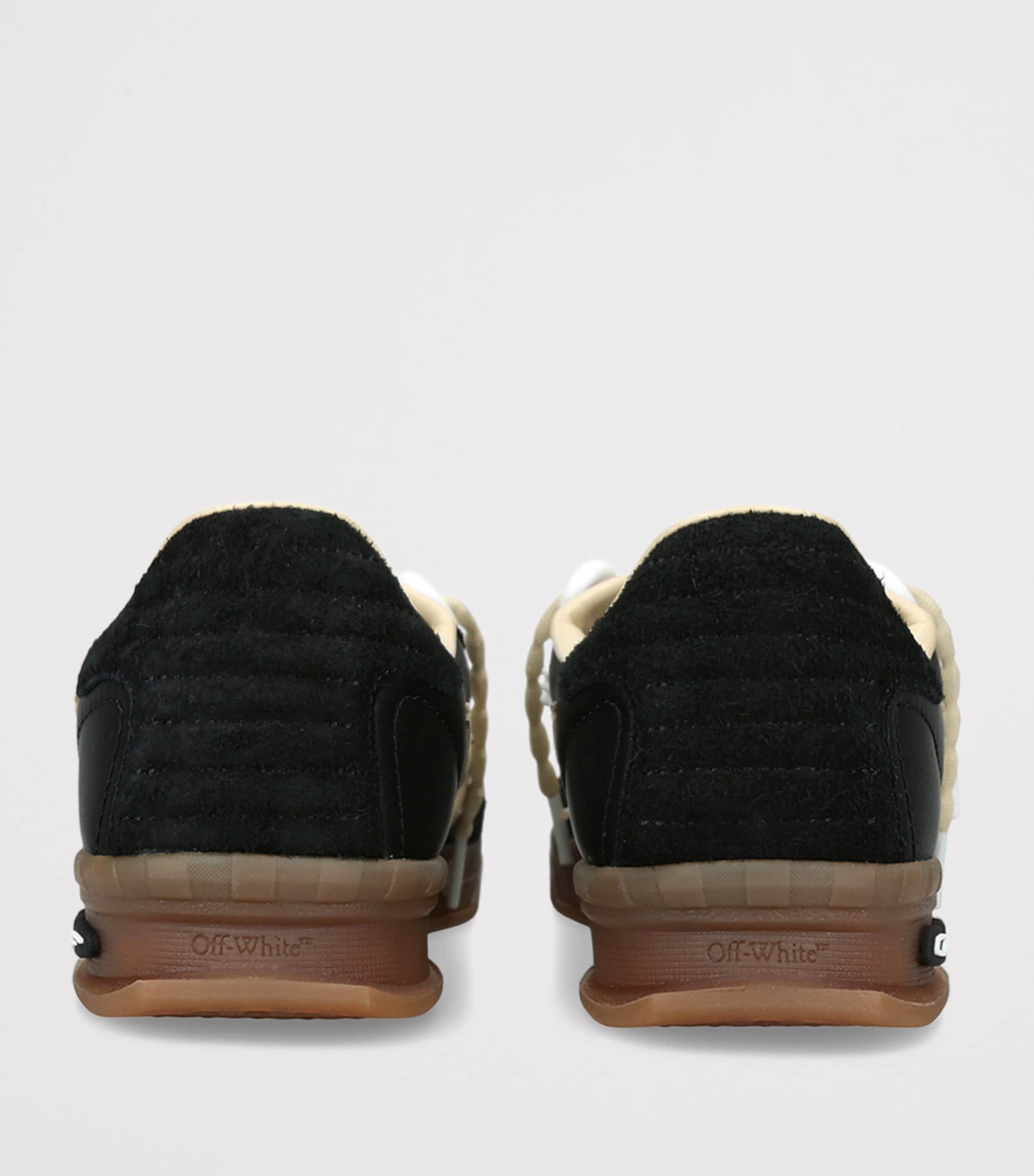 Off-White Leather Slim Sneakers Black/comb Image 2
