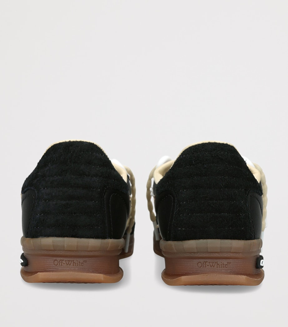 Off-White Leather Slim Sneakers Black/comb Image 2