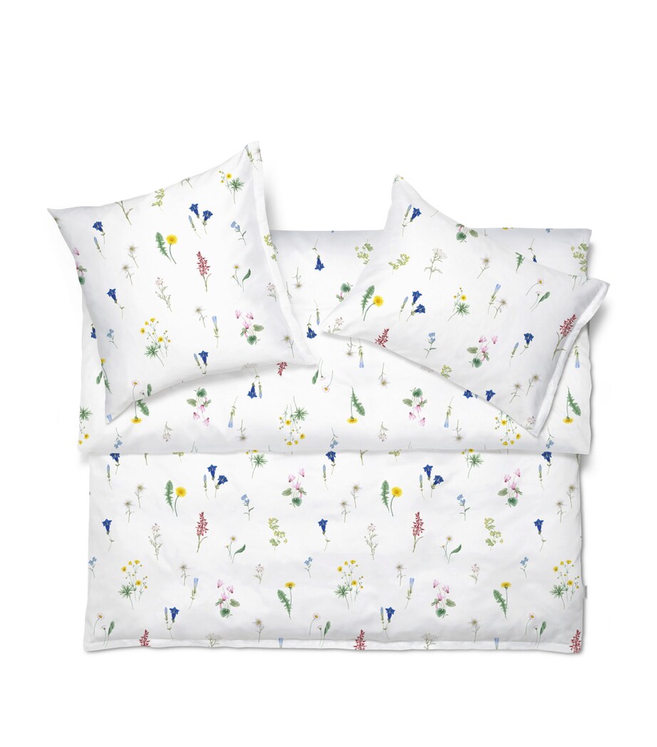 Flurina Oxford Pillowcase (50cm x 75cm) BLANC Image 1