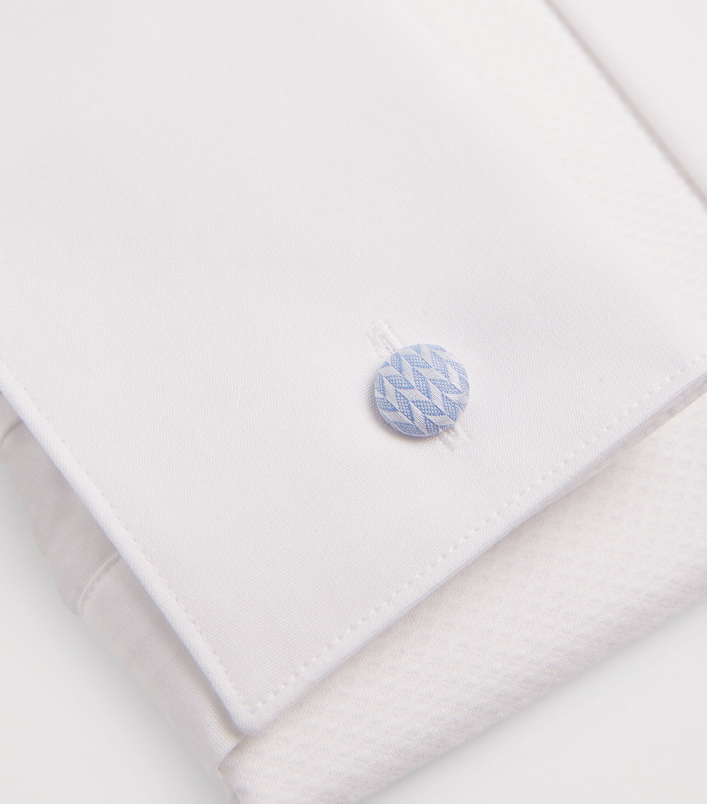 Pique-Front Contemporary Fit Shirt 00 WHITE Image 5