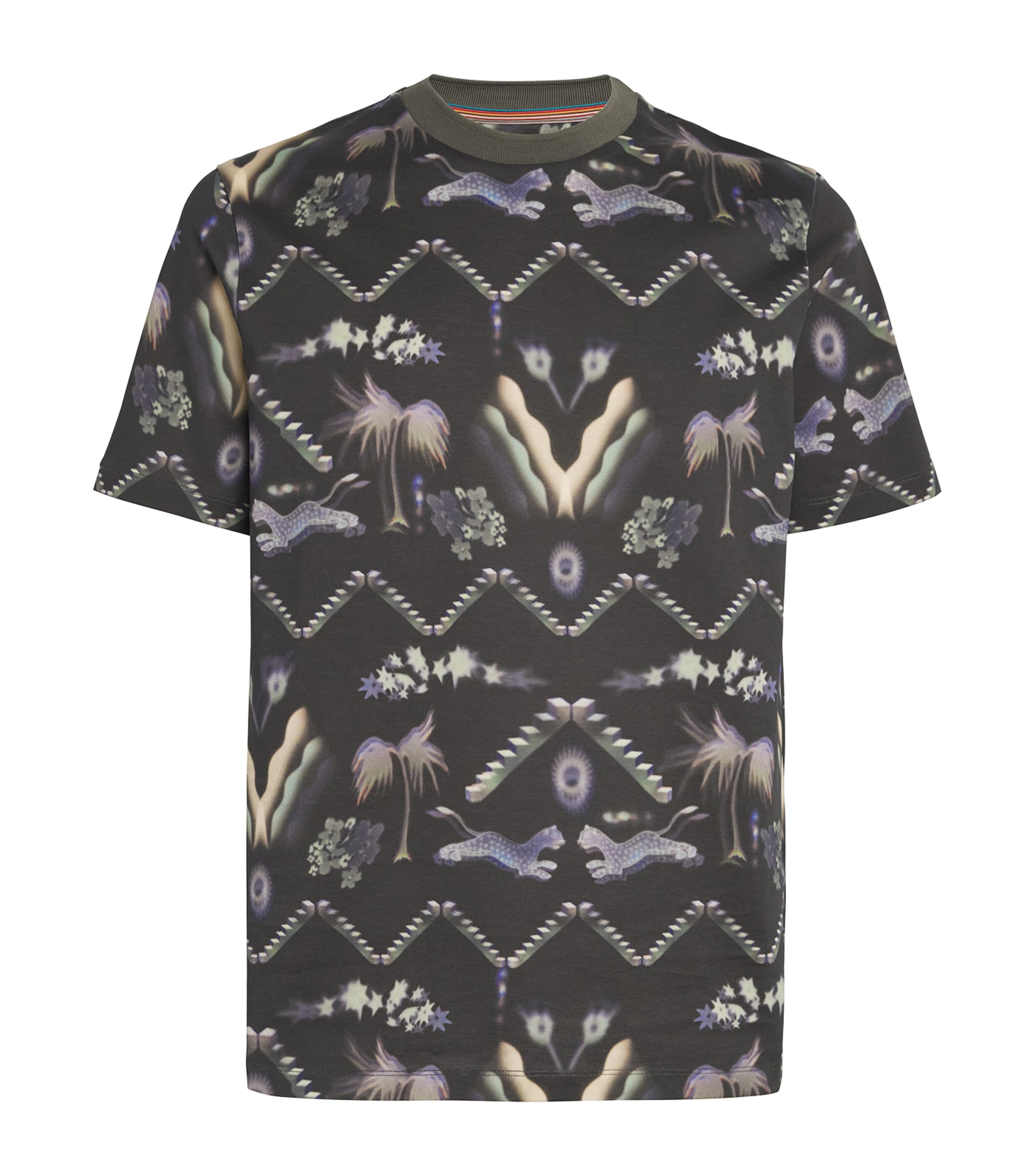 PAUL SMITH COTTON LUMIERE PRINT T-SHIRT