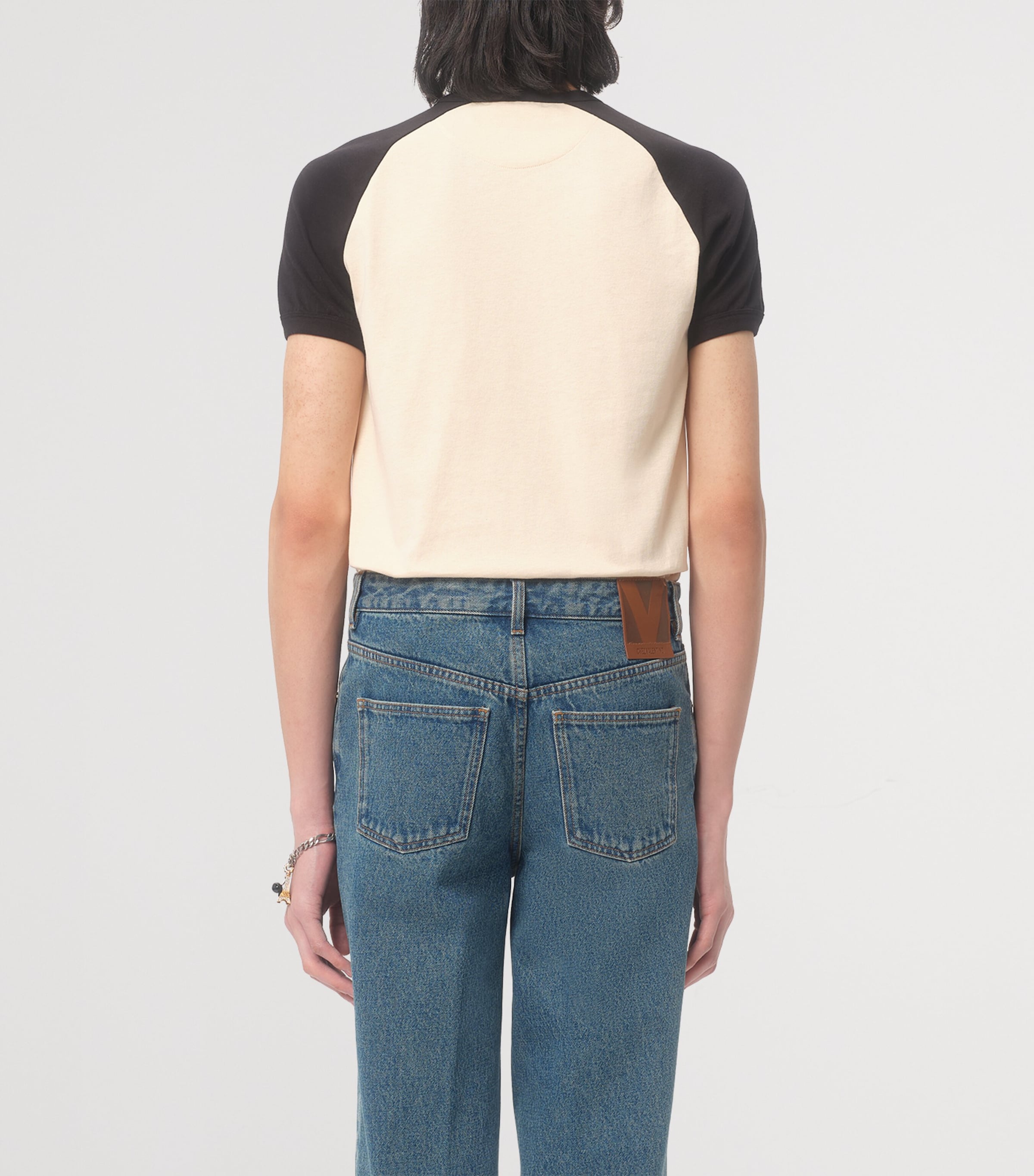 Tシャツ・カットソー VALENTINO TSHIRT CHEZ VALENTINO RUGBY (7V3MG17DAYC QT3) Chez Valentino cotton T-shirt VALENTINO - Nugnes1920