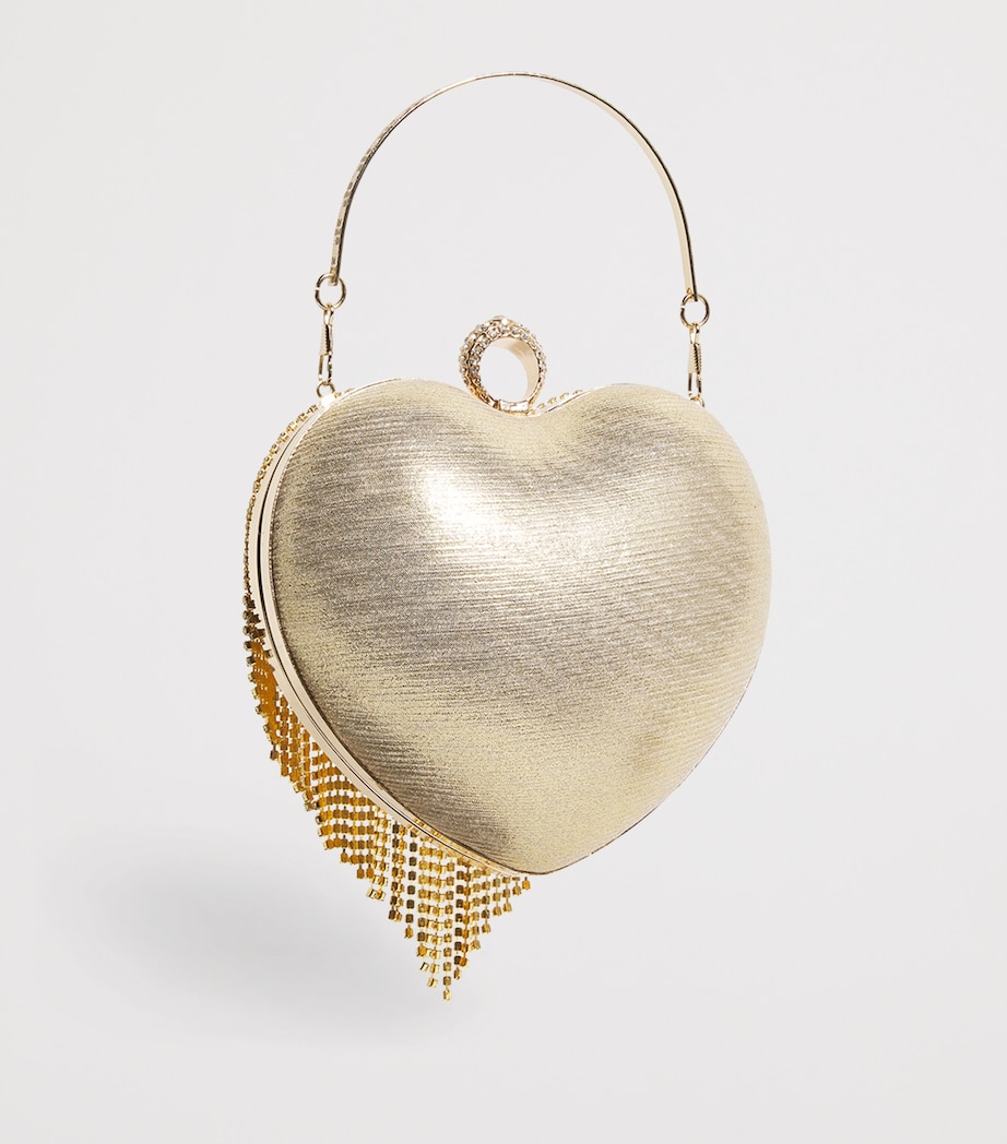 Tassel Heart Shoulder Bag MGOLD Image 2