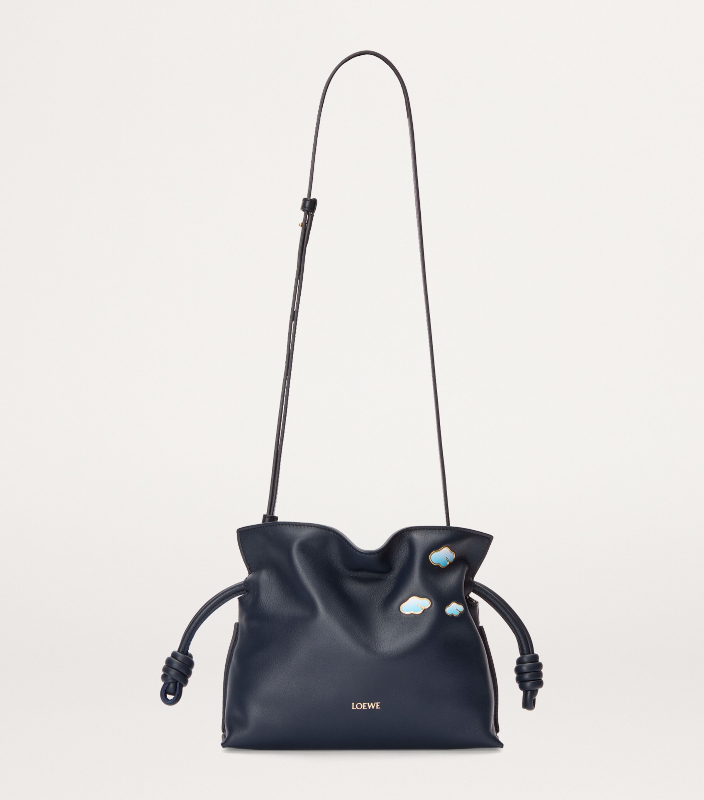 LOEWE x Suna Fujita Mini Leather Flamenco Clutch Bag