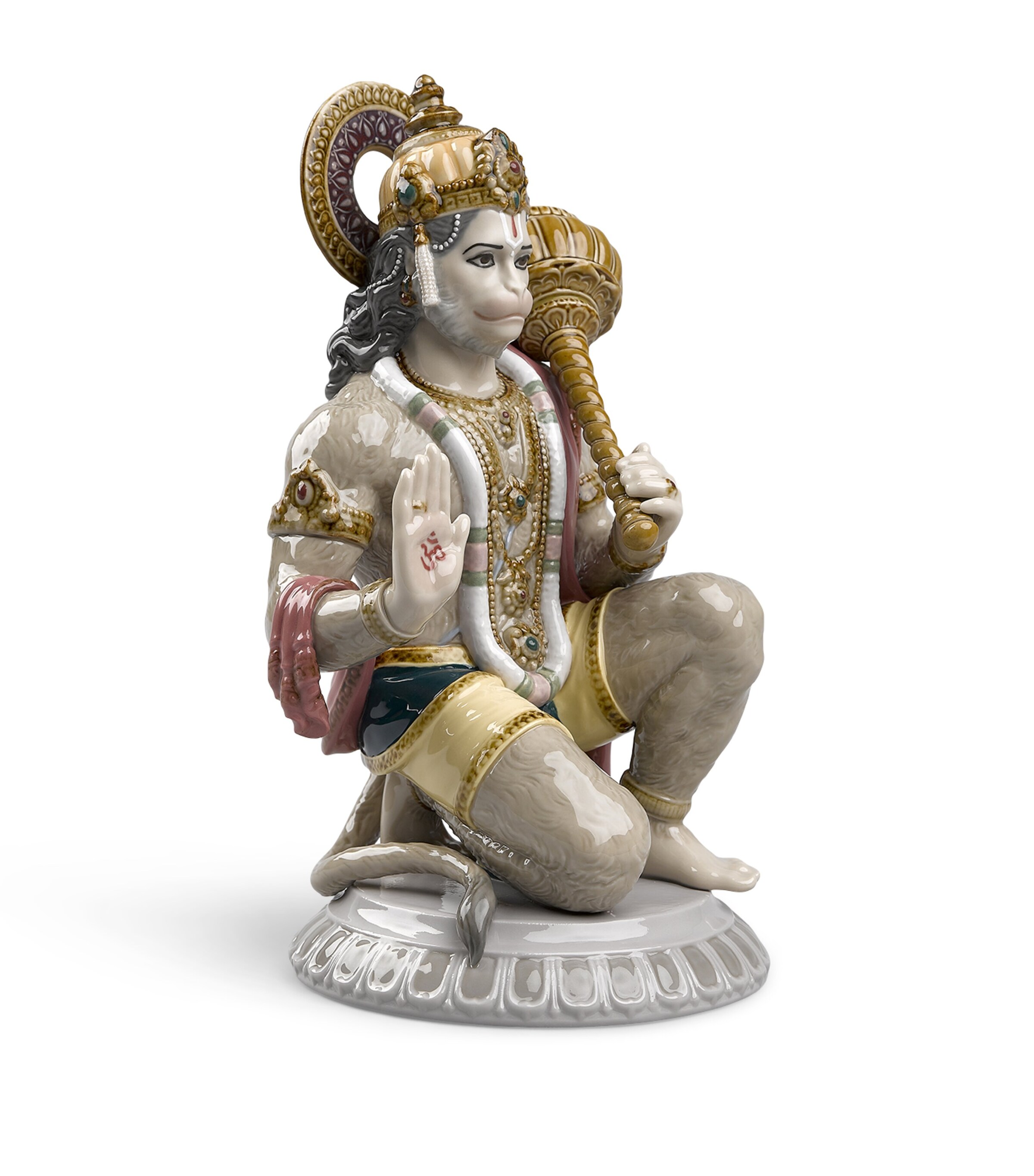 Lladró Porcelain Hanuman Figurine Image 3