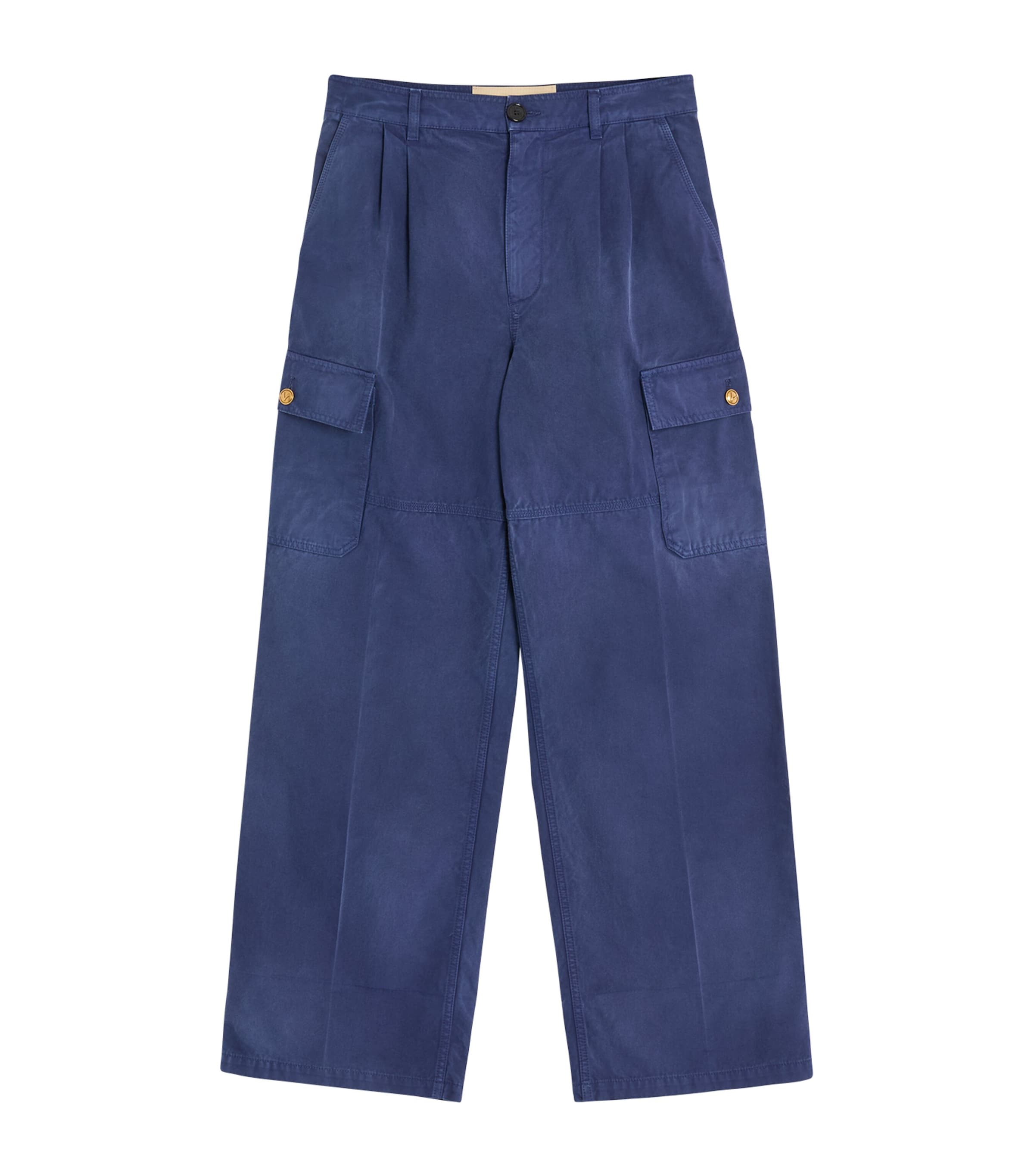 Valentino Wide-leg Jeans In Blue