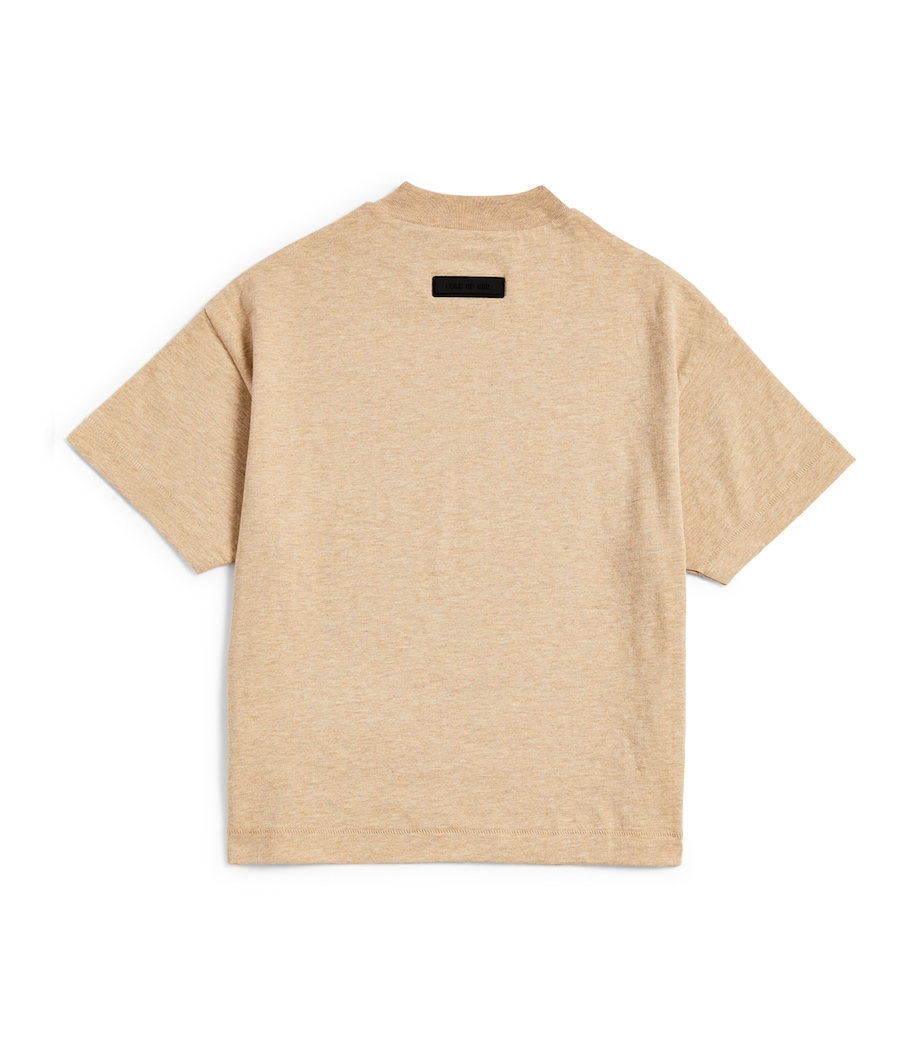 Cotton Logo T-Shirt (2-16 Years) GOLD HEATHER Image 3
