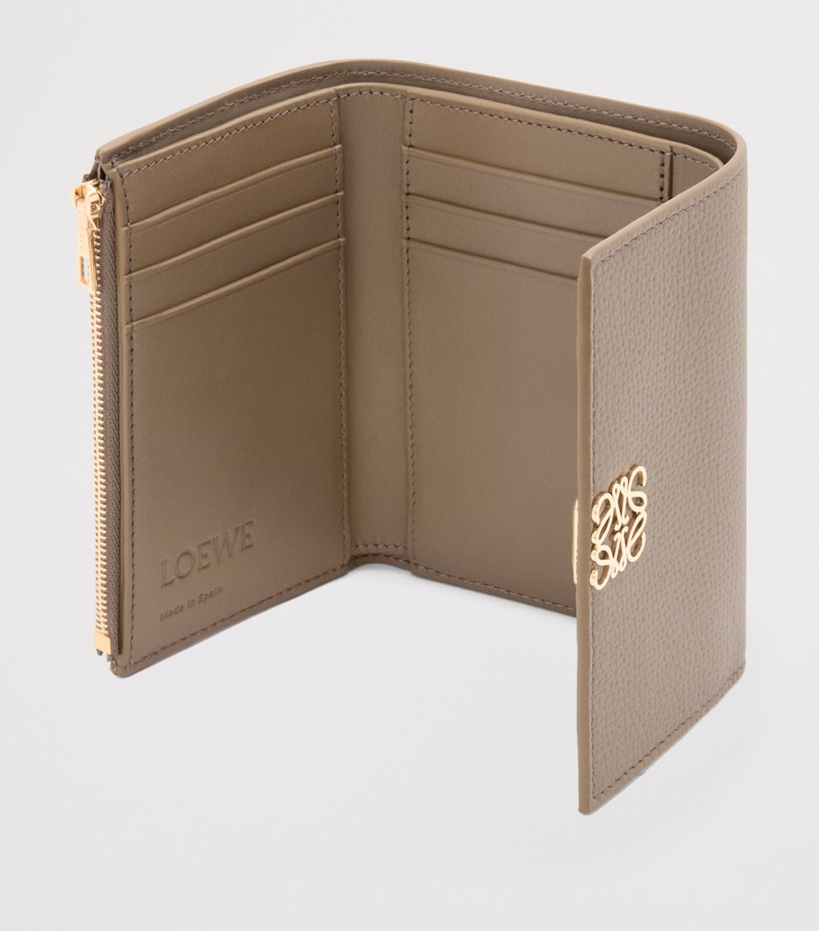 Small Leather Anagram Wallet TAUPE Image 4