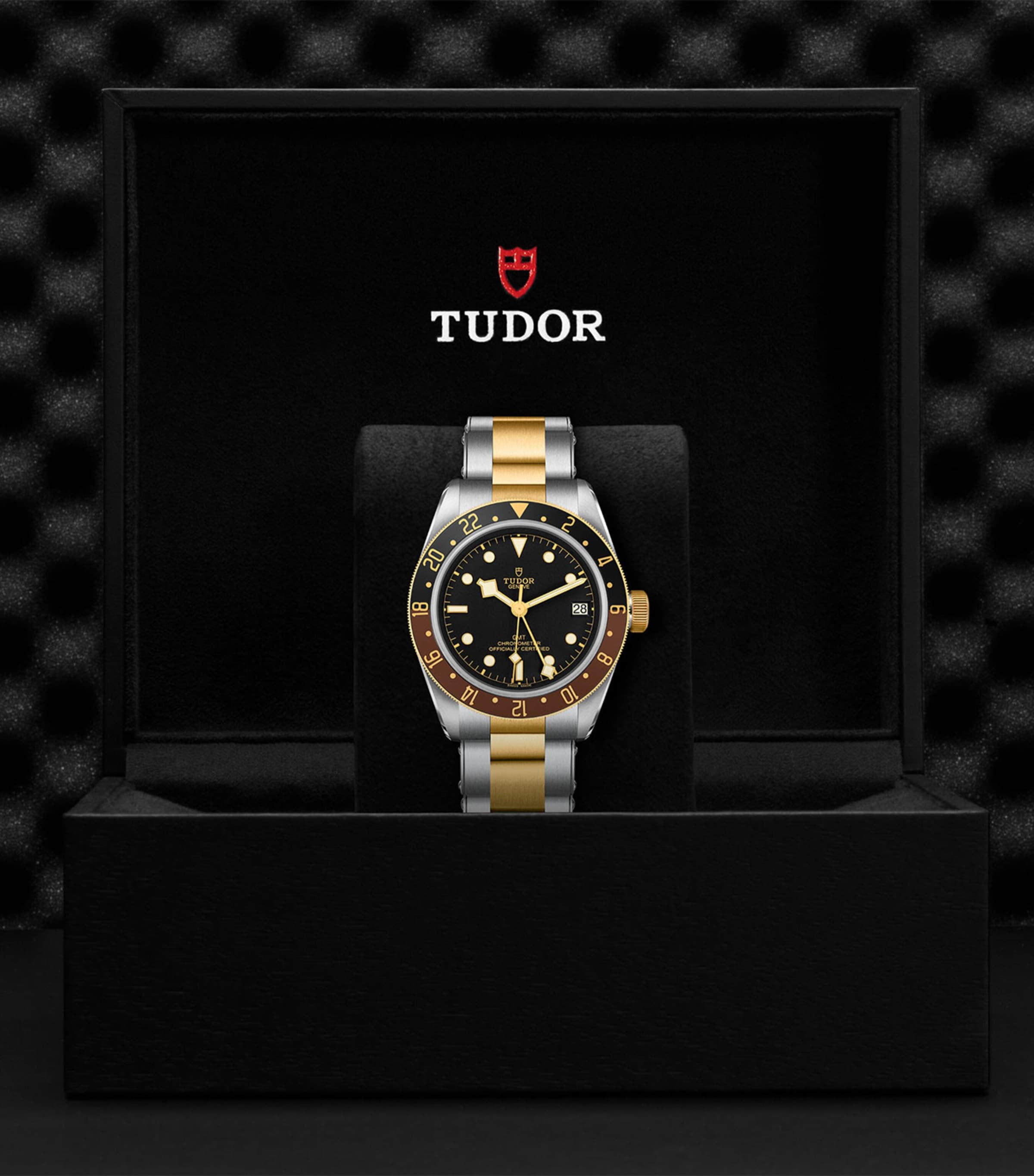 Black Bay GMT Stainless Steel and Yellow Gold Watch 41mm BLACK Image 5